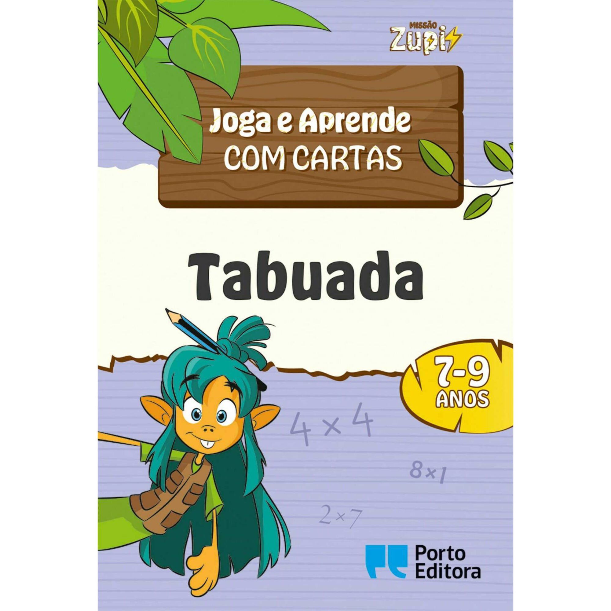 Tabuada - Joga e Aprende com Cartas - 7-9 Anos