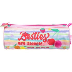 Estojo Redondo Rosa Frutas