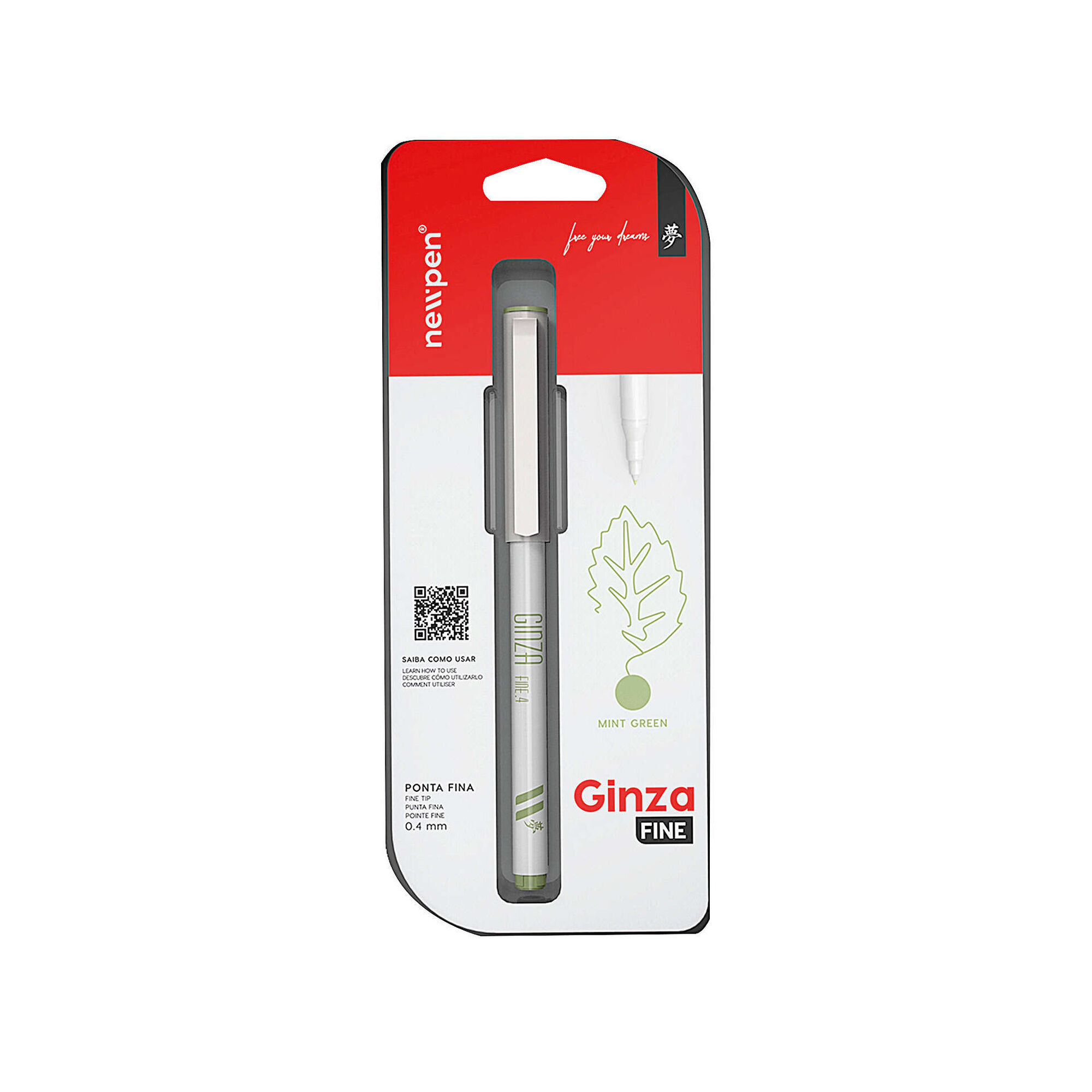 Marcador Permanente Fino de Tinta Verde Marcador Permanente Fino de Tinta Verde