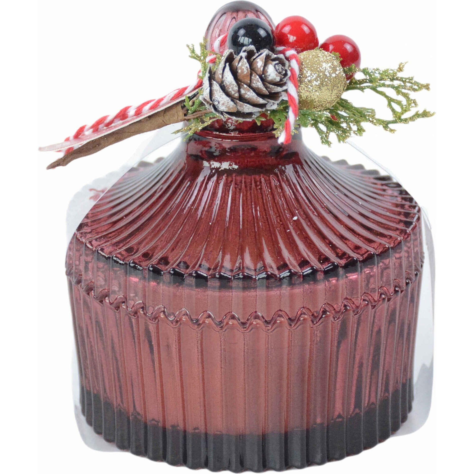 Vela com Tampa Vermelha 100g Azevinho