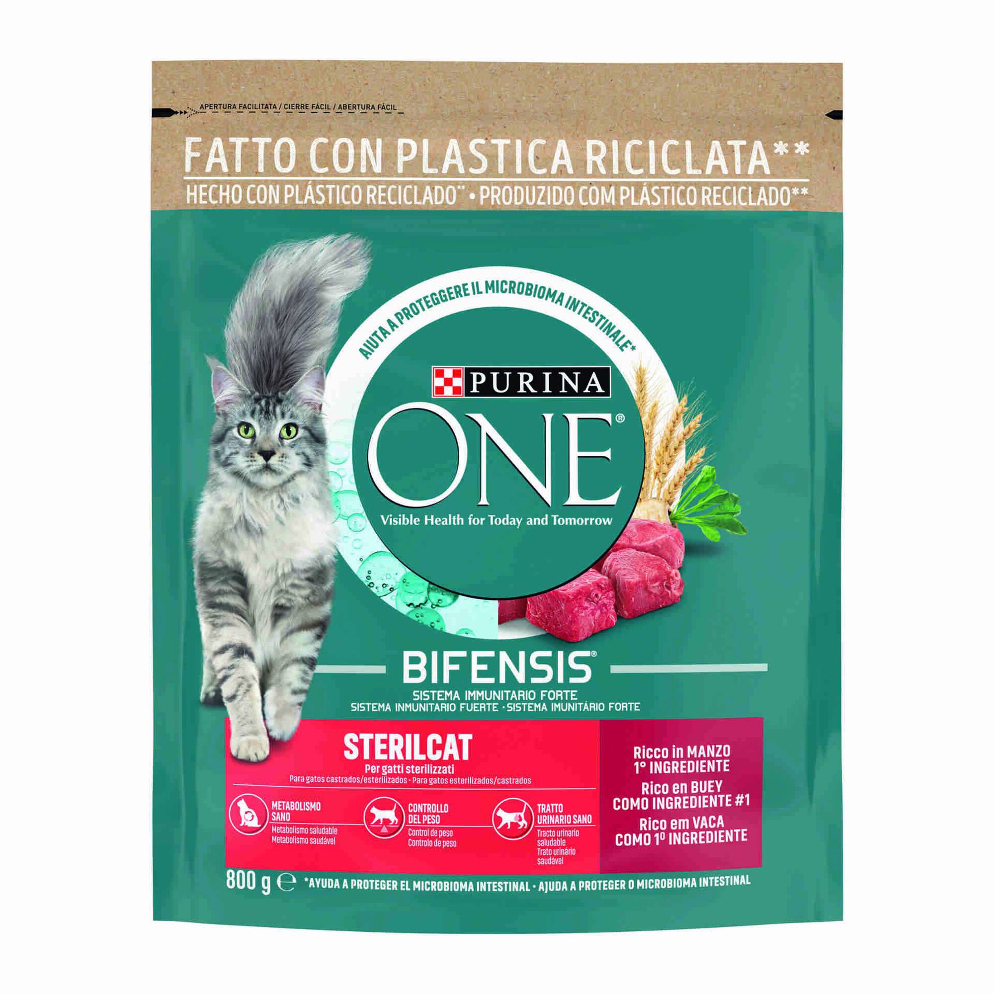 Ra&ccedil;&atilde;o para Gato Adulto Esterilizado Vaca Purina One