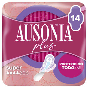 Pensos Higiénicos Ultrafina Plus Super com Abas Ausonia