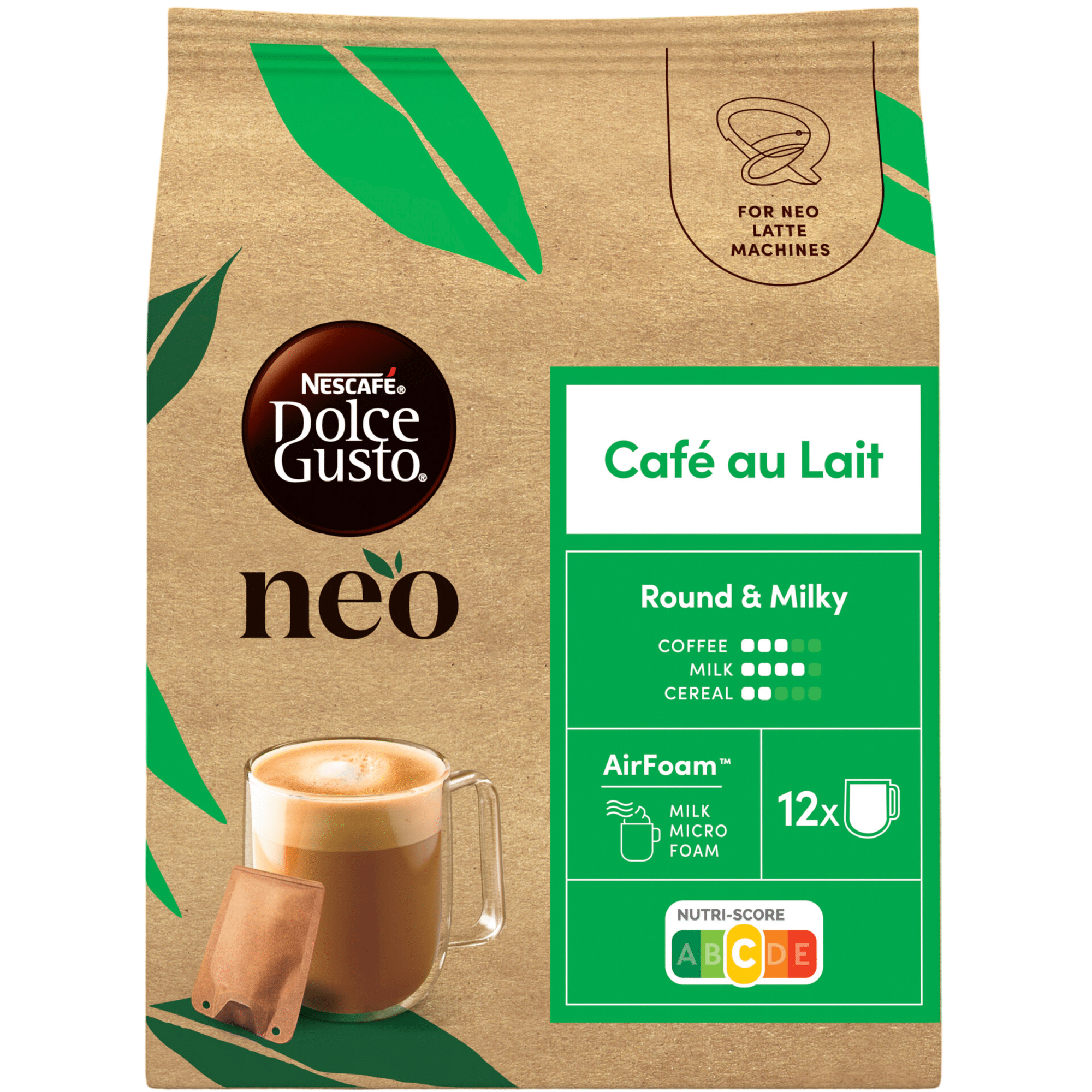 C&aacute;psulas de Caf&eacute; Au Lait Nescaf&eacute; Dolce Gusto Neo