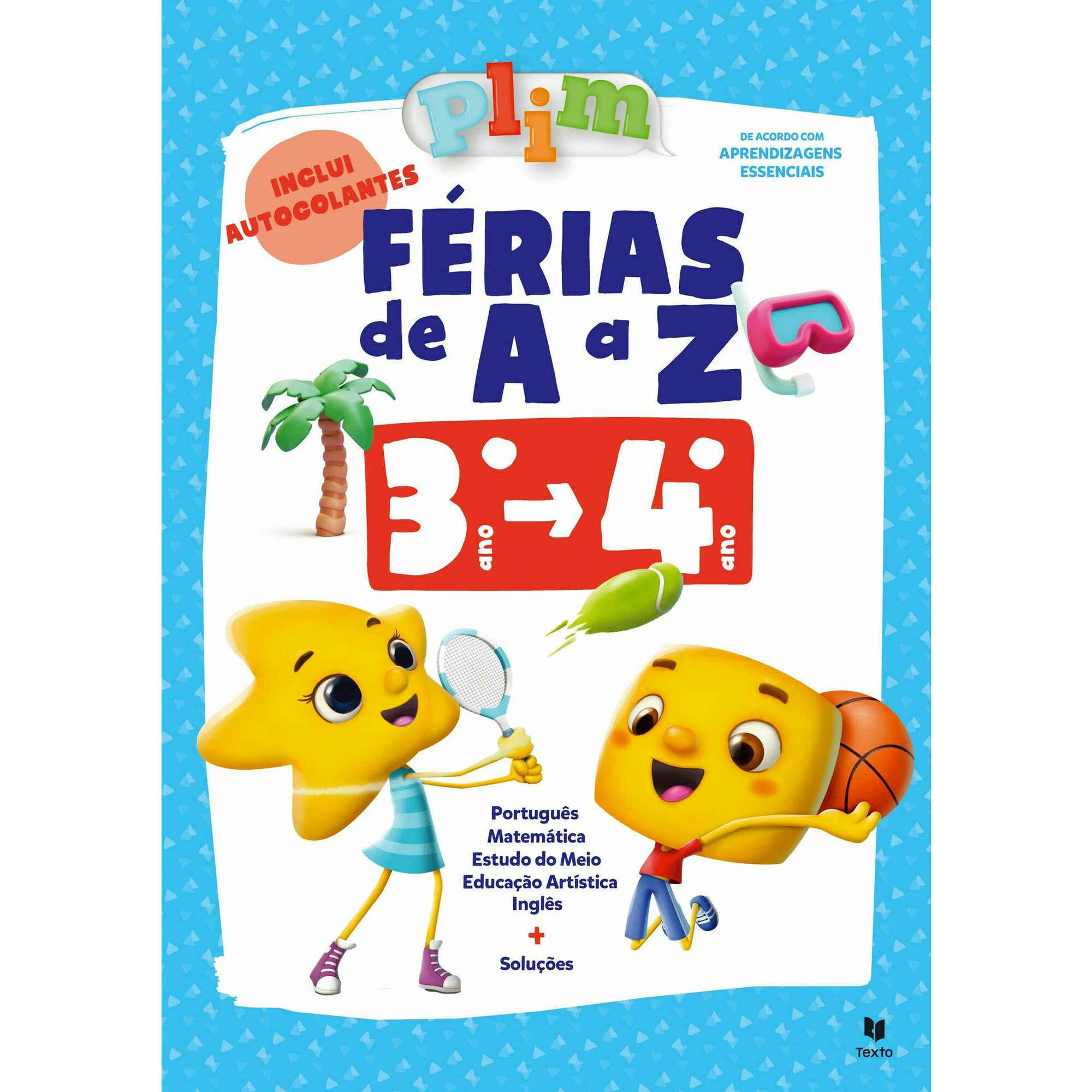 Plim! Férias de A a Z - 3º > 4º Ano - 2023