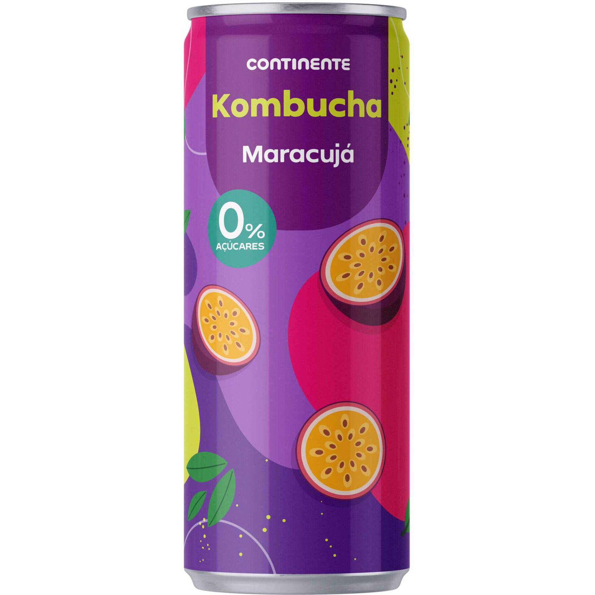 Bebida Kombucha Maracujá sem Açúcar