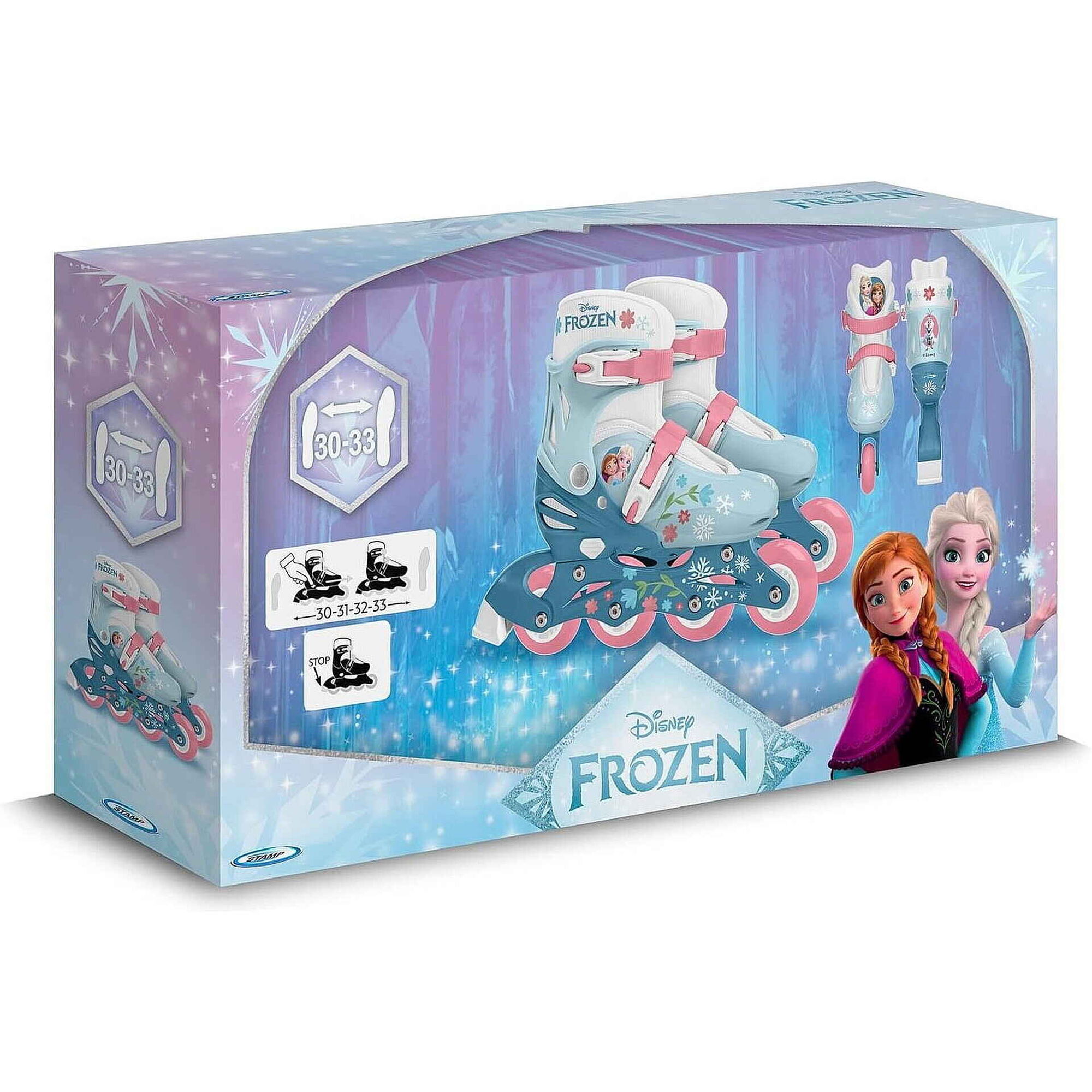 Patins em Linha 4 Rodas 30-33 Frozen