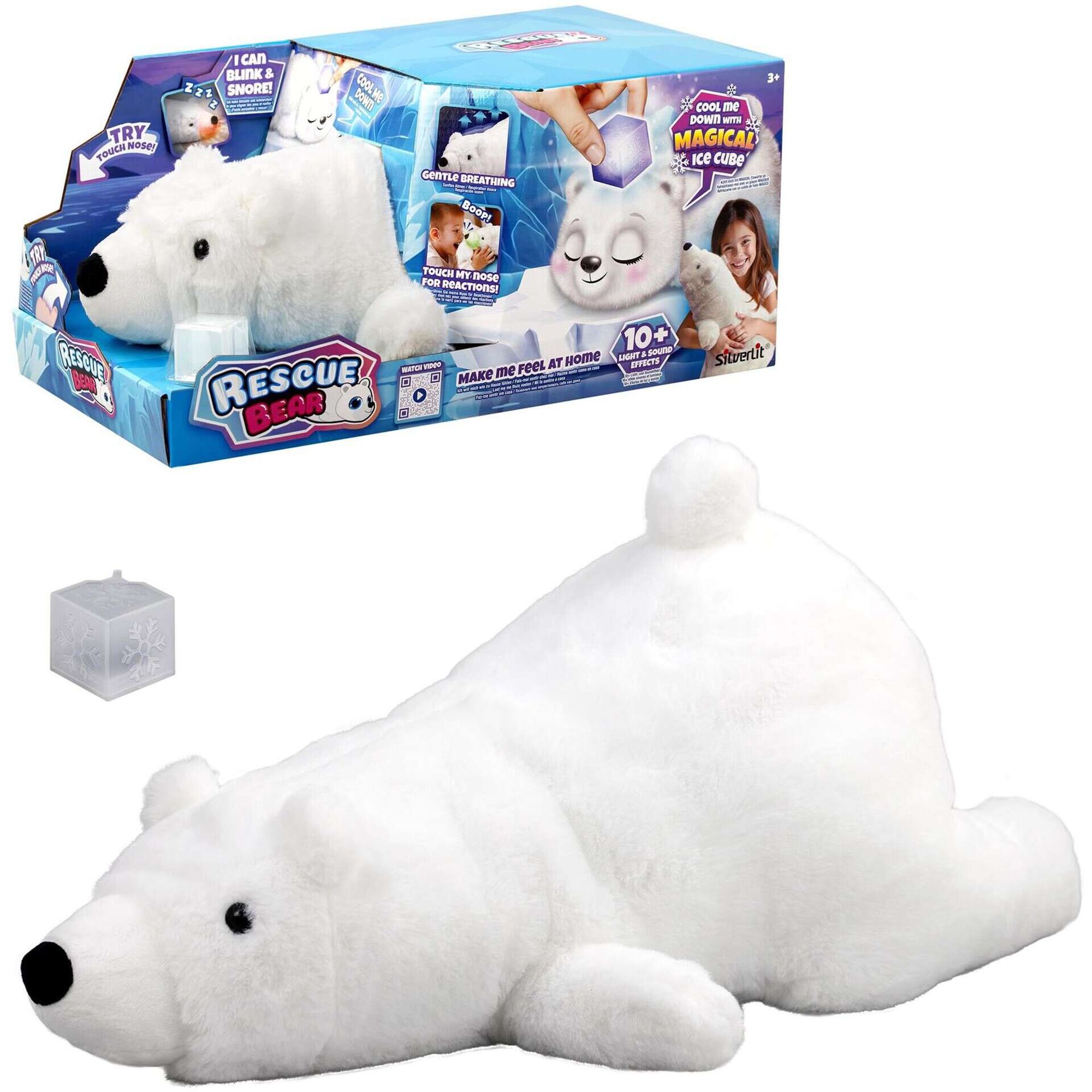 Peluche Rescue Bear Urso Polar Interativo