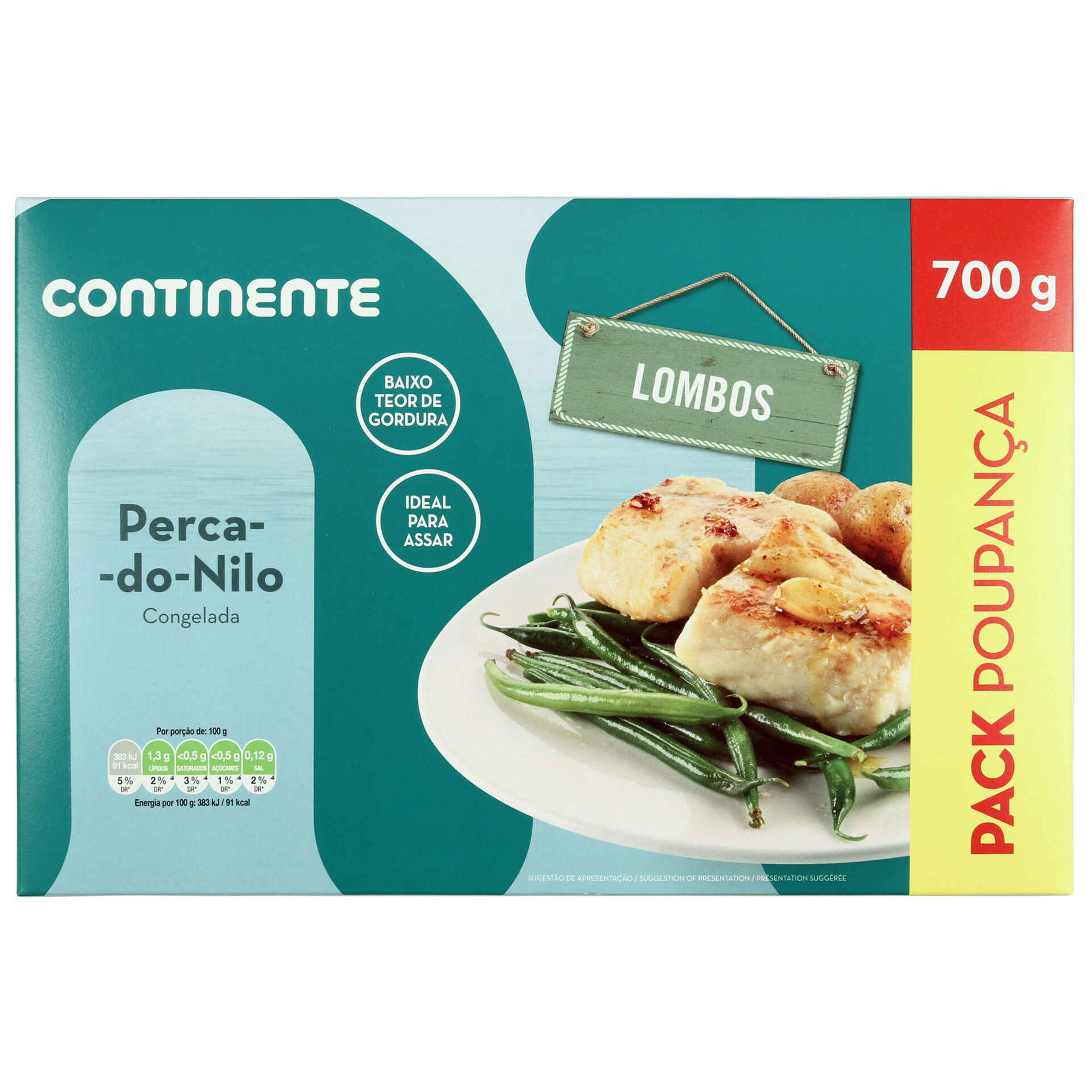 Lombos de Perca do Nilo Congelada Pack Poupança