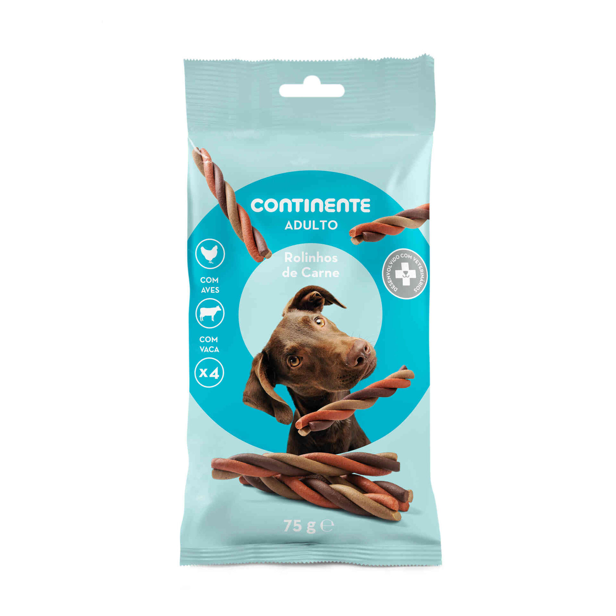 Snack para Cão Adulto Rolinhos Aves, Borrego e Vaca