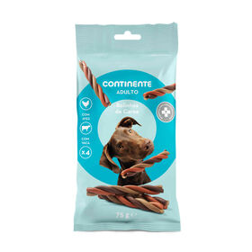 Snack para C&atilde;o Adulto Rolinhos Aves, Borrego e Vaca