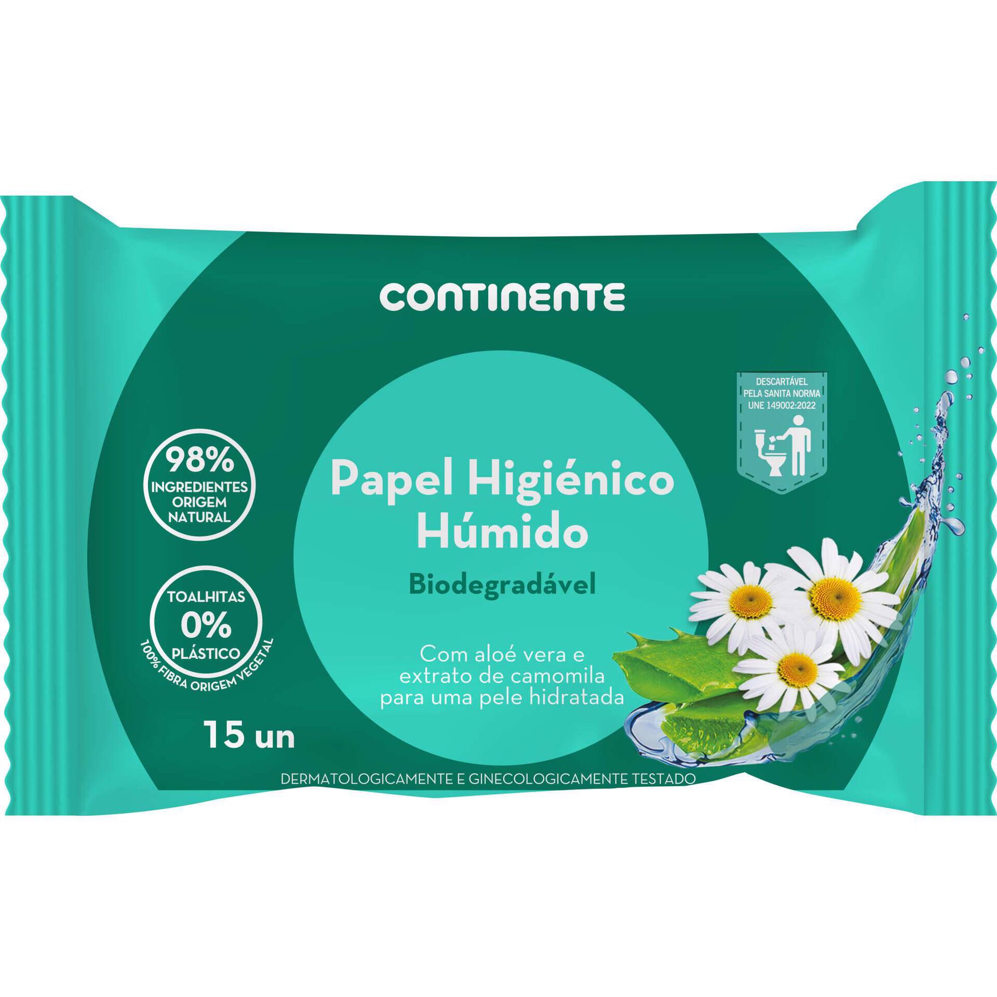 Papel Higiénico Húmido Biodegradável