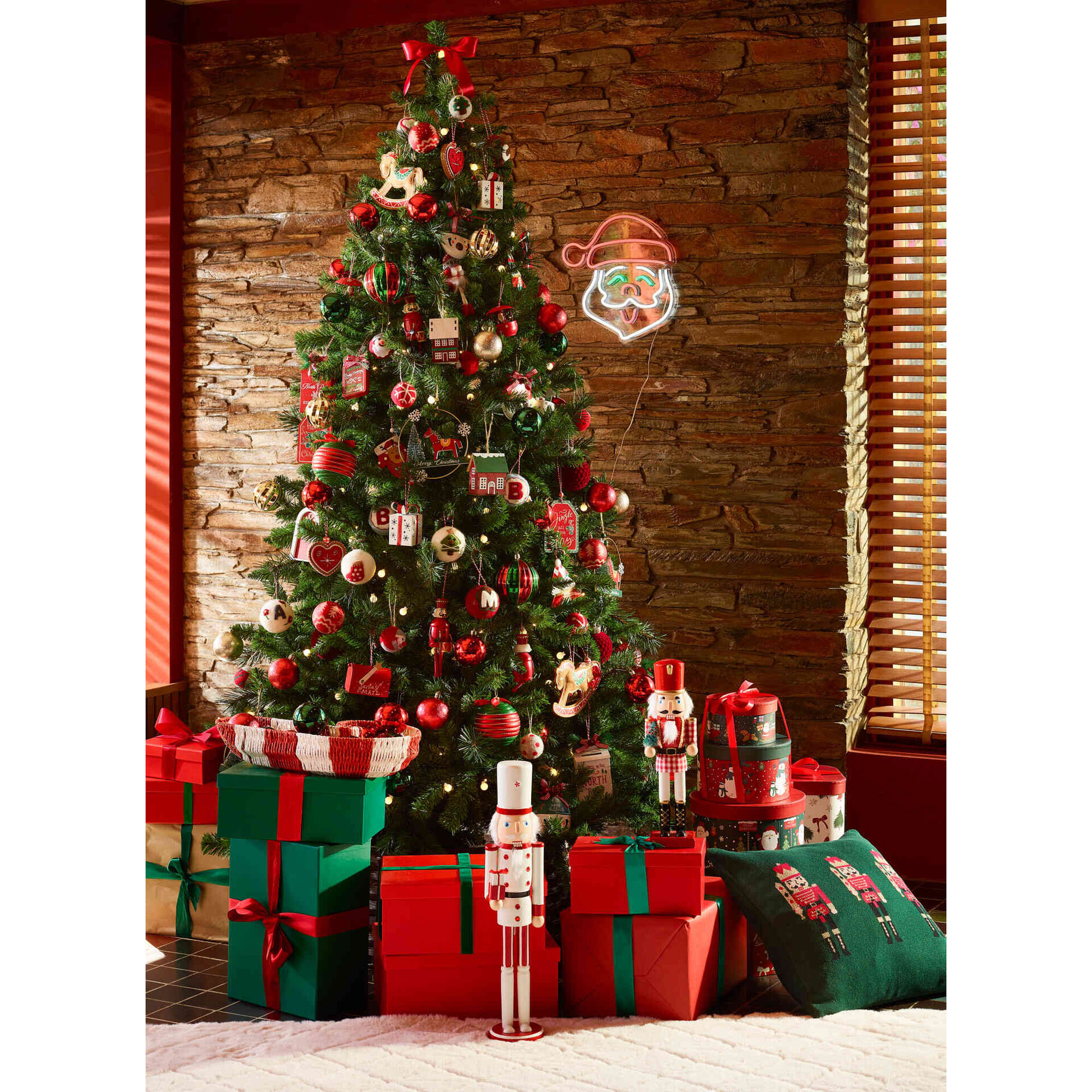 N&eacute;on de Parede Pai Natal Kasa