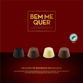 Bombons de Chocolate com recheio de Frutos Secos Sortido Bem Me Quer