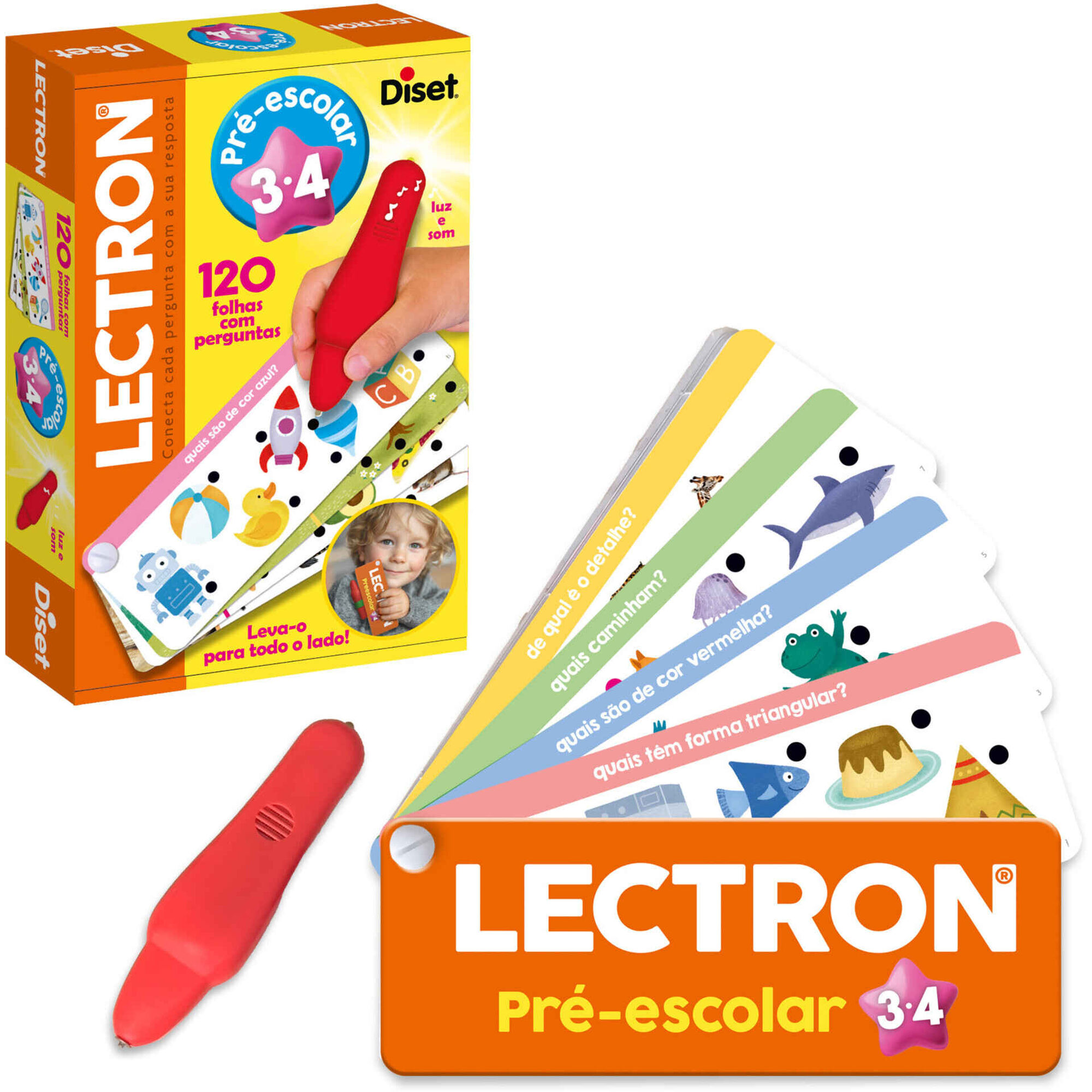 Diset - Jogo Lectron On the Go Preescolar +3