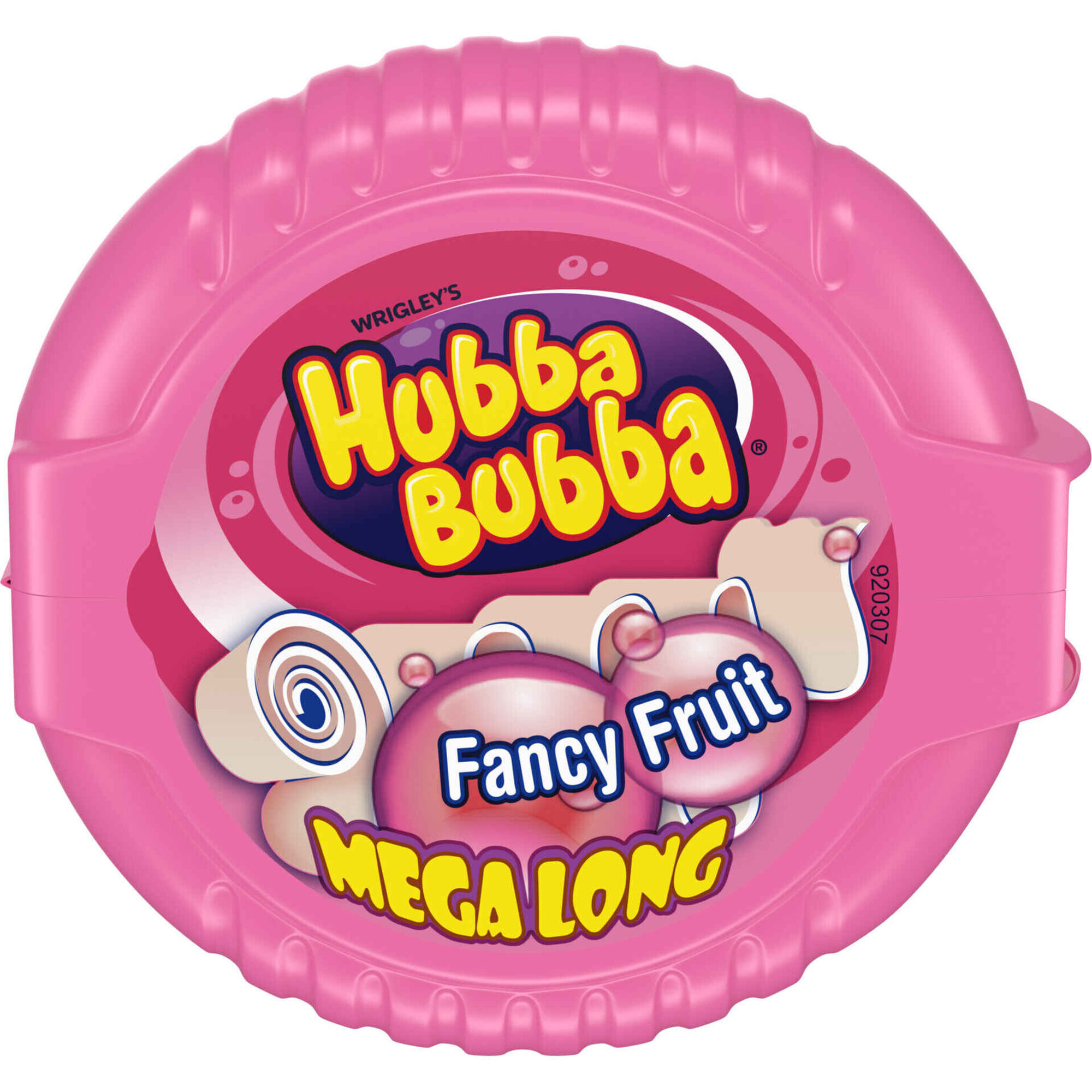 Pastilha El&aacute;stica Fancy Fruit Mega Long Hubba Bubba