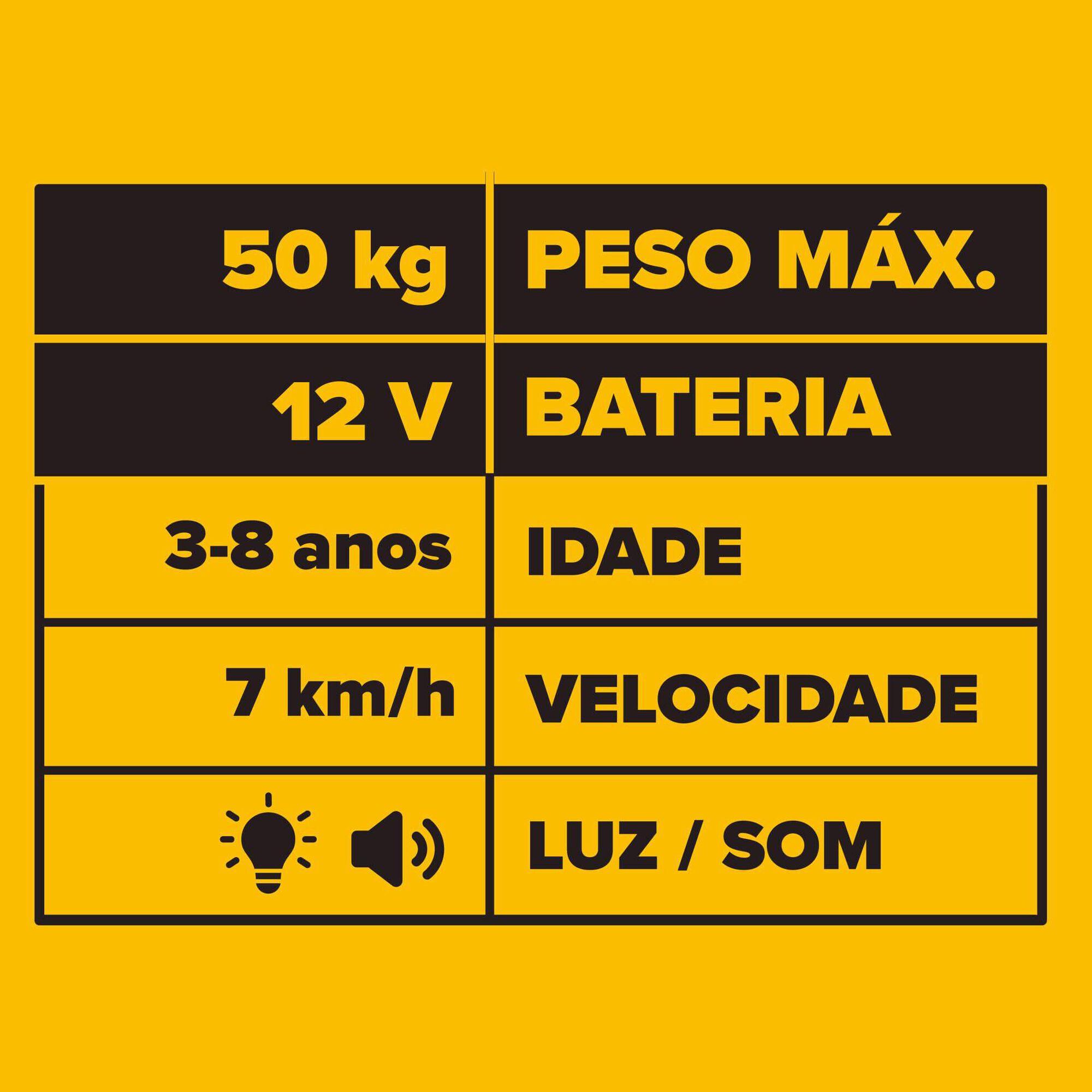Zoko - Jipe El&eacute;trico 12V Amarelo