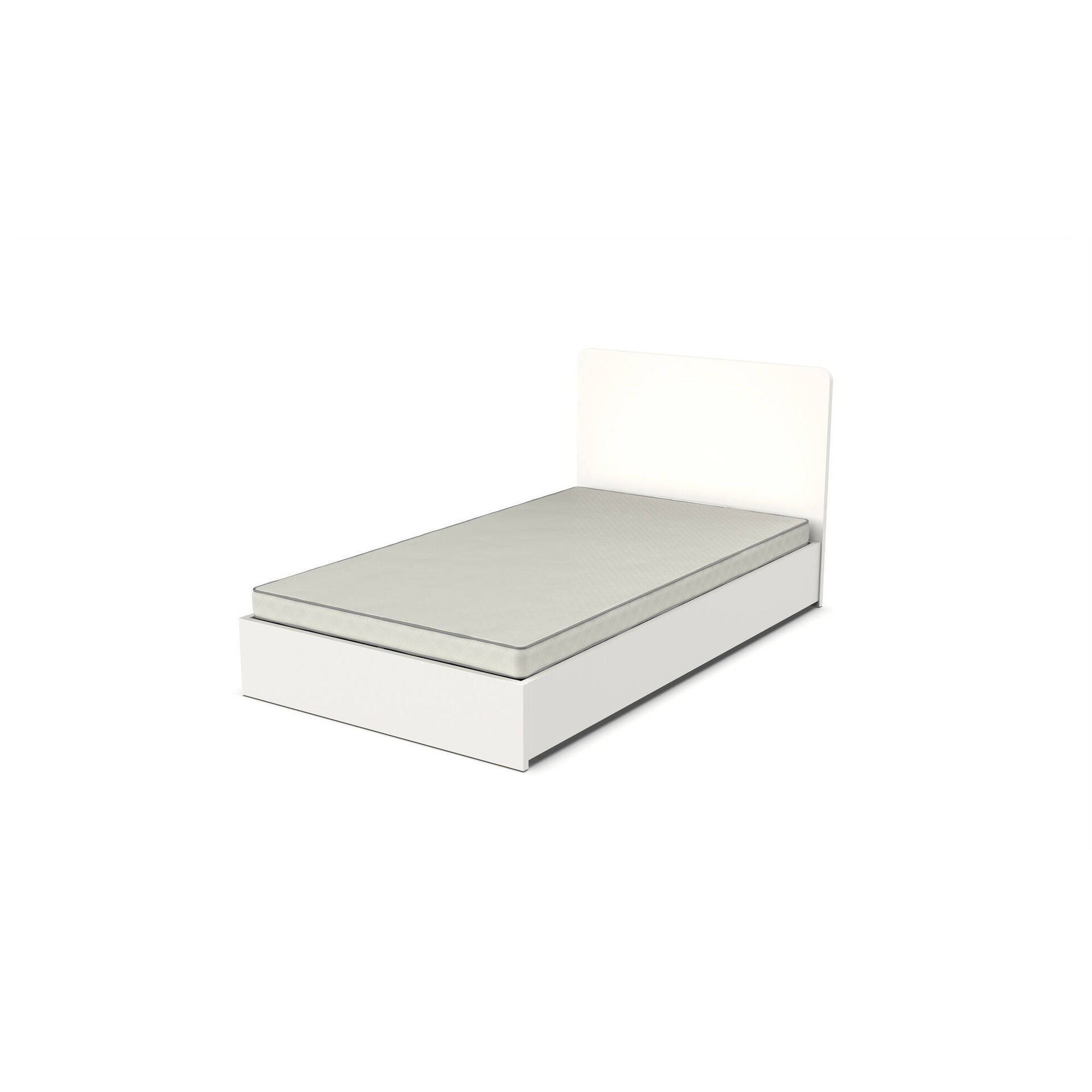 Conjunto Colchão Espuma e Cama com Arrumação Solteiro Play Conjunto Colchão Espuma e Cama com Arrumação Solteiro Play