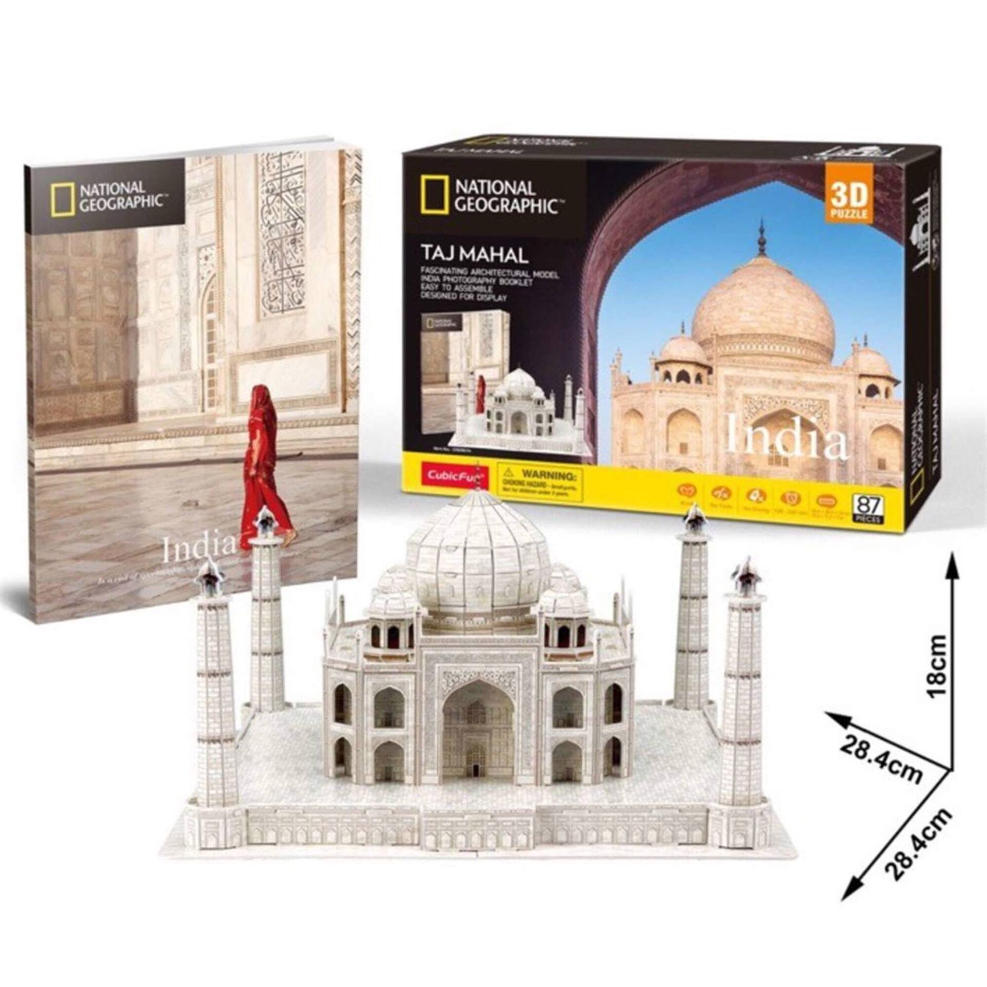Puzzle 3D Taj Mahal 86 Peças Puzzle 3D Taj Mahal 86 Peças
