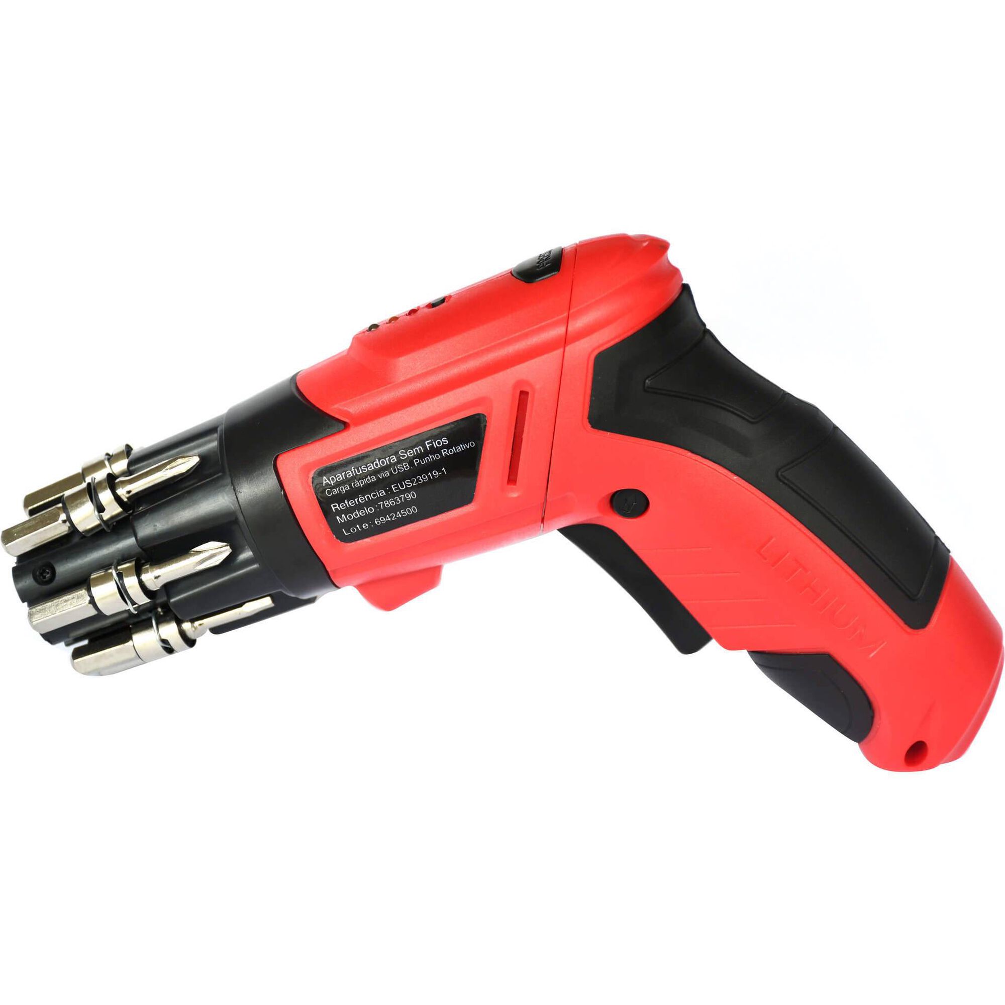 Aparafusadora sem Fios com 26 Peças USB