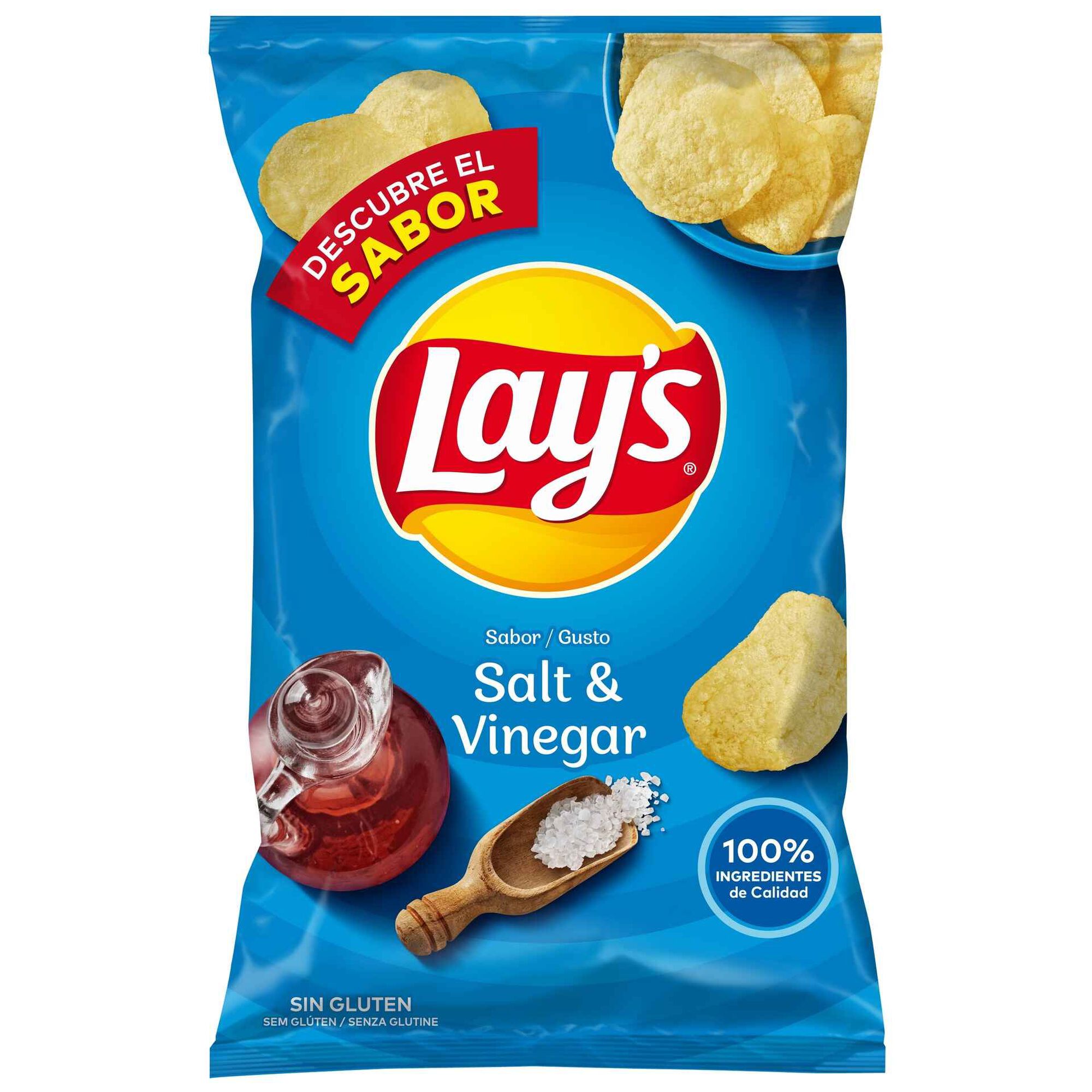 Batata Frita Lisa Sabor Vinagrete sem Glúten Batata Frita Lisa Sabor Vinagrete sem Glúten