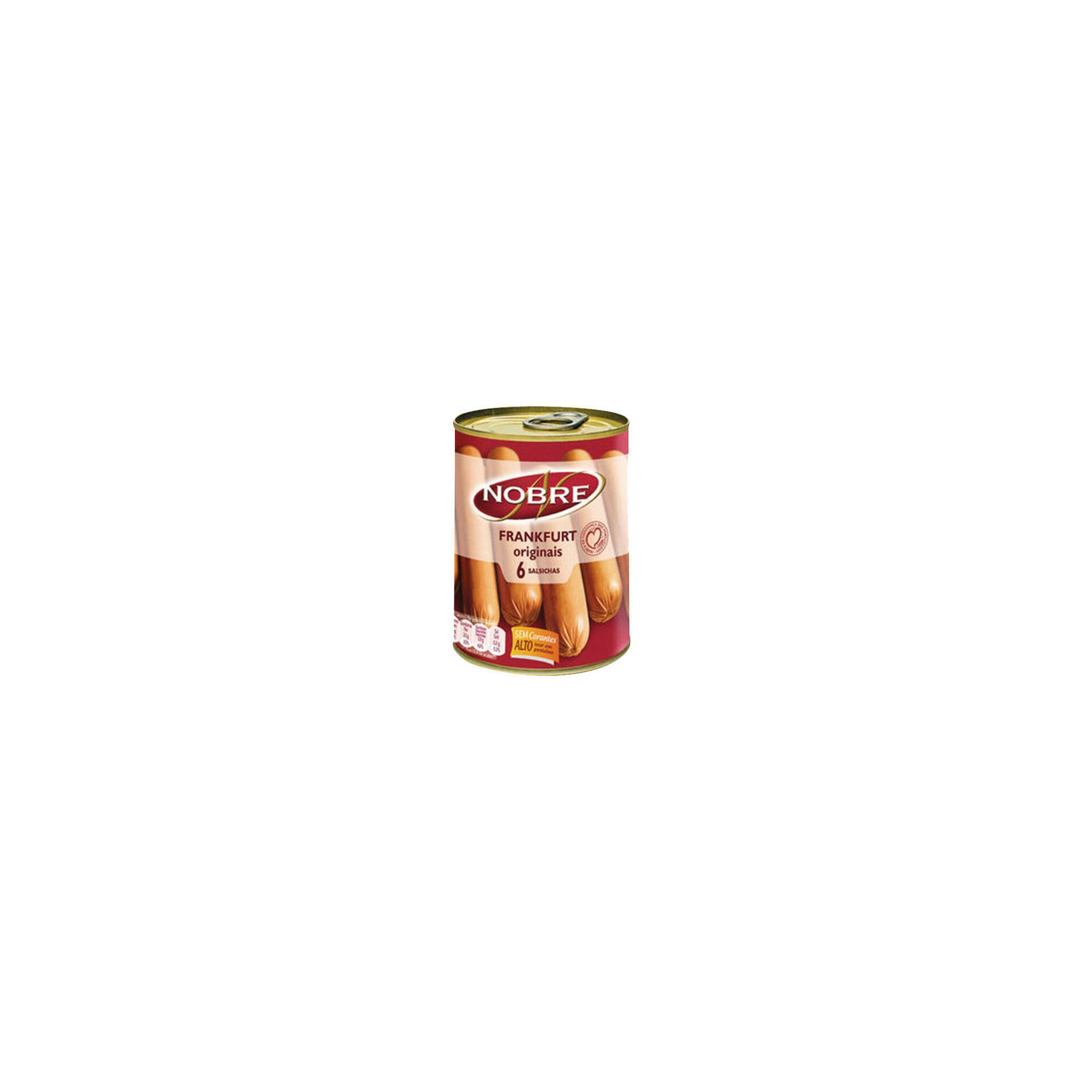 Salsichas Frankfurt Originais em Lata 6 un Nobre