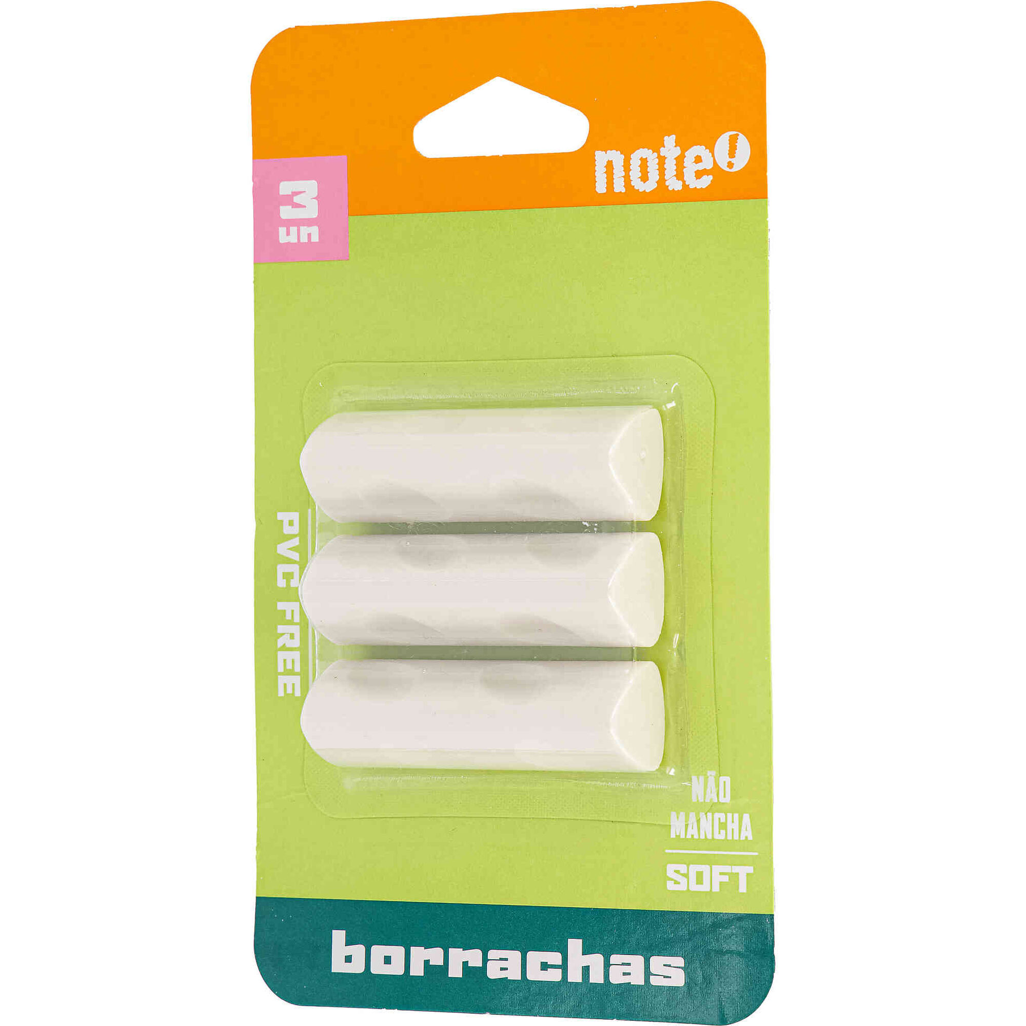 Conjunto 3 Borrachas Soft Note!