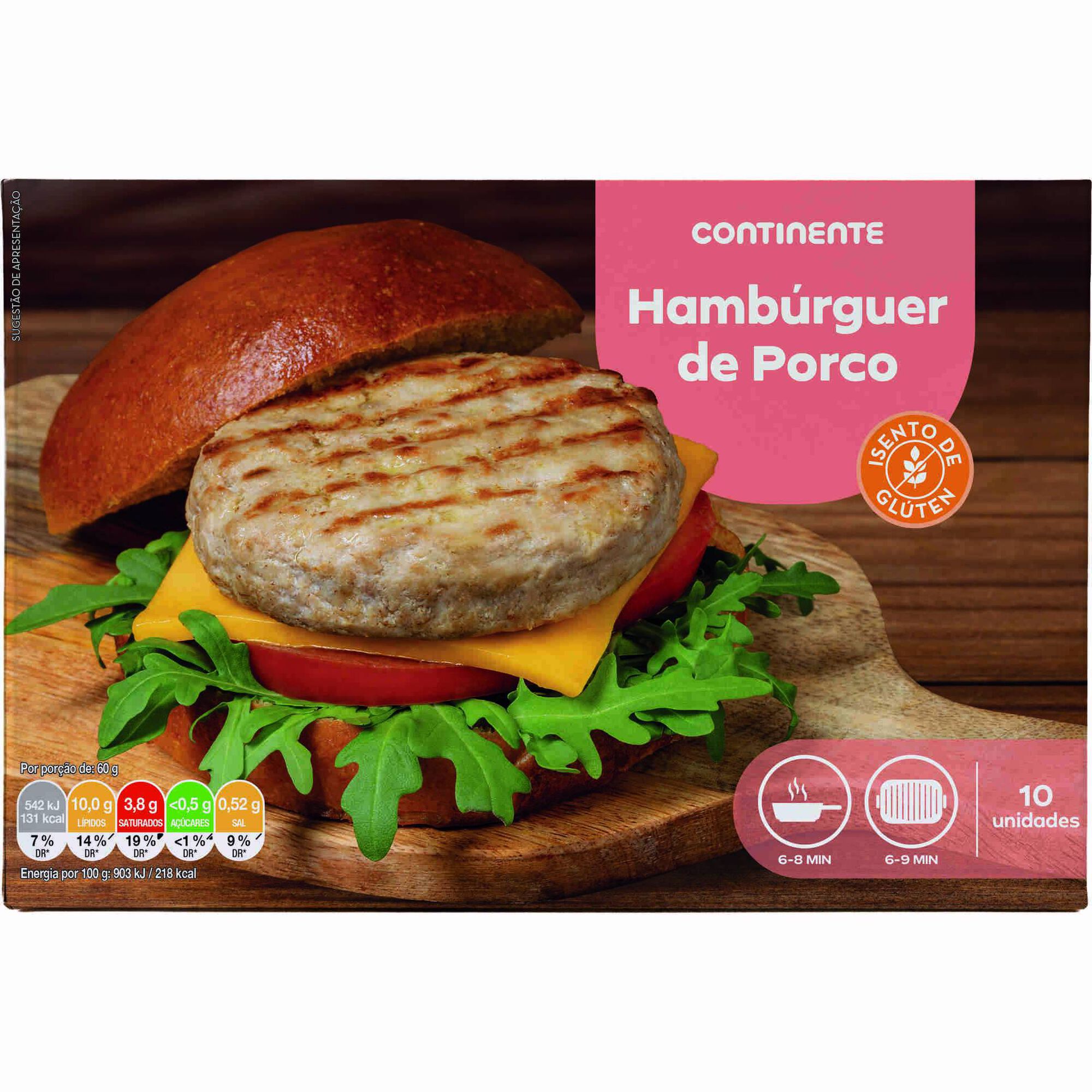 Hamb&uacute;rguer de Porco Continente
