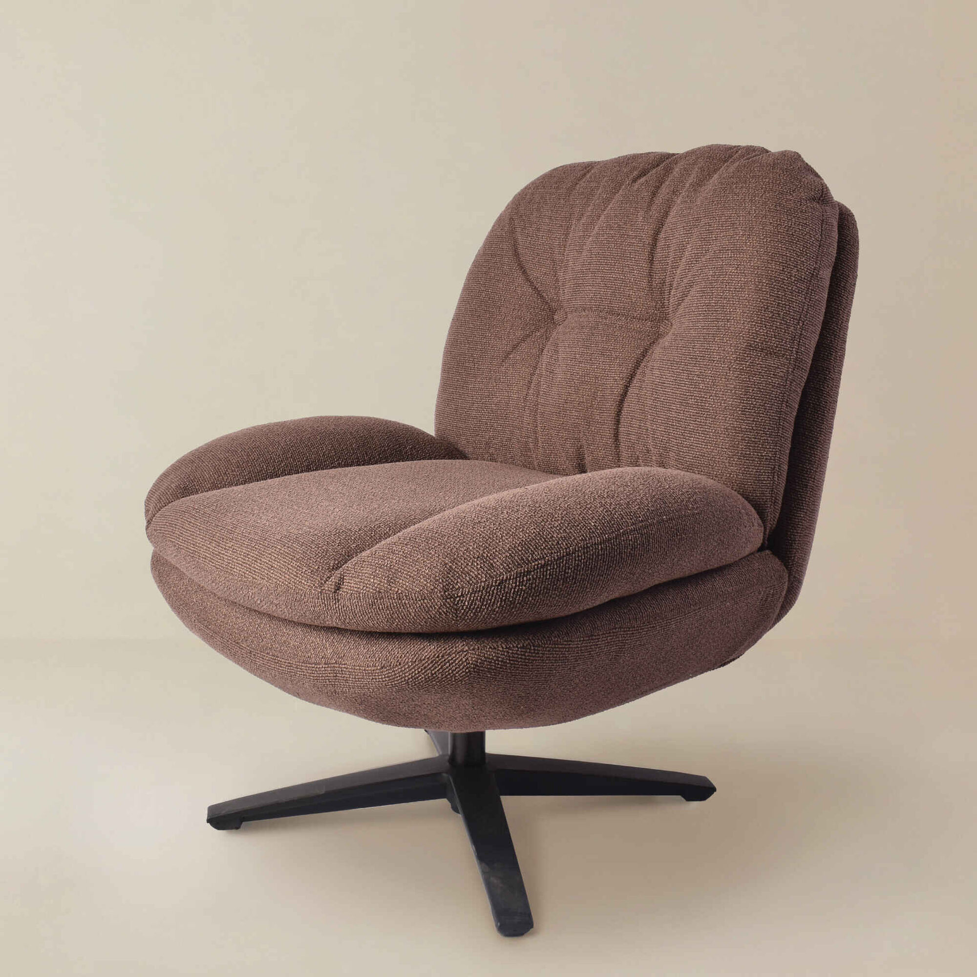 Poltrona Rotativa Mocha Aura Kasa