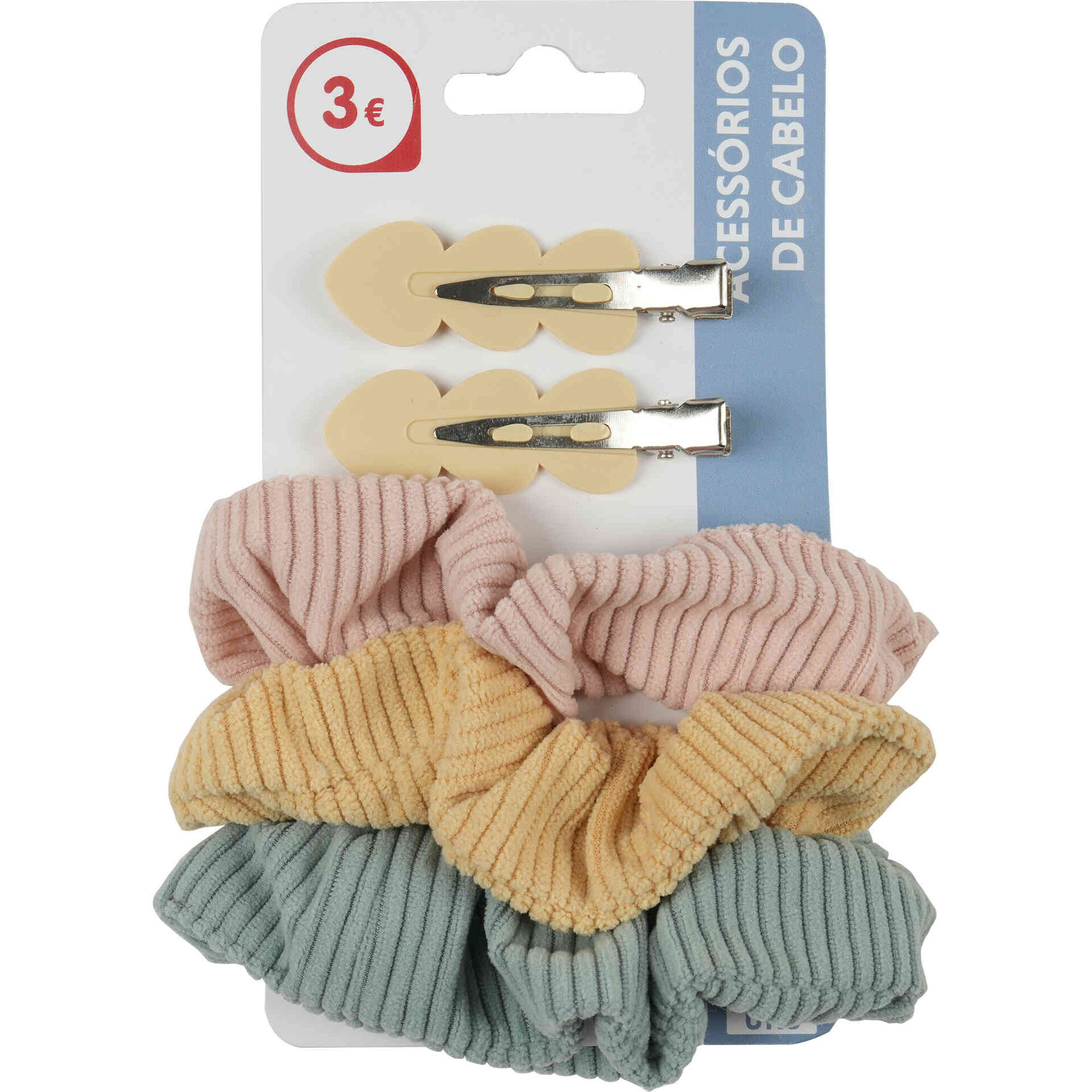 Conjunto 5 Acess&oacute;rios de Cabelo Bazar&atilde;o