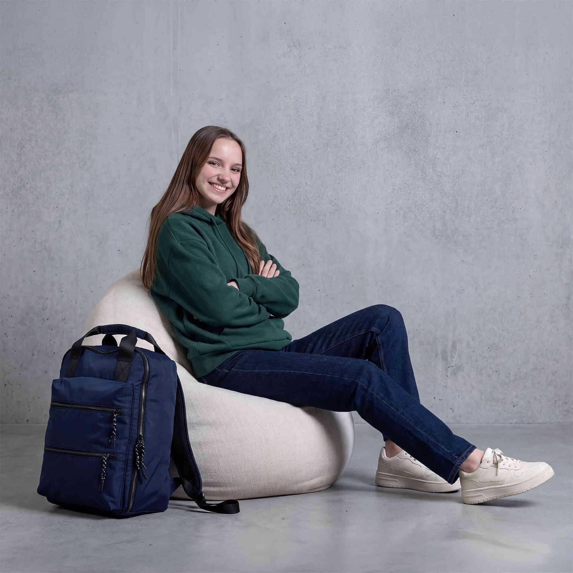 Mochila com Compartimento PC Azul Oni Note!