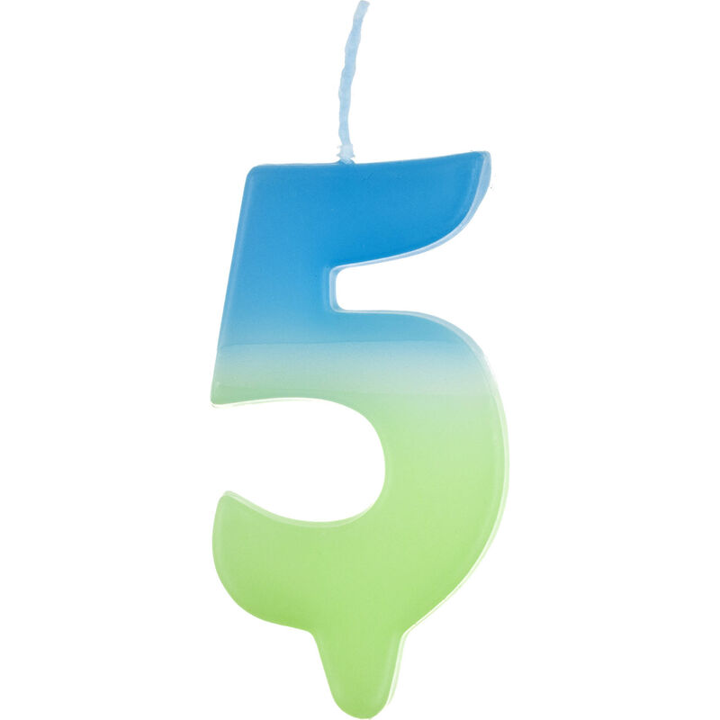 Vela Nº5 Azul e Verde Kasa