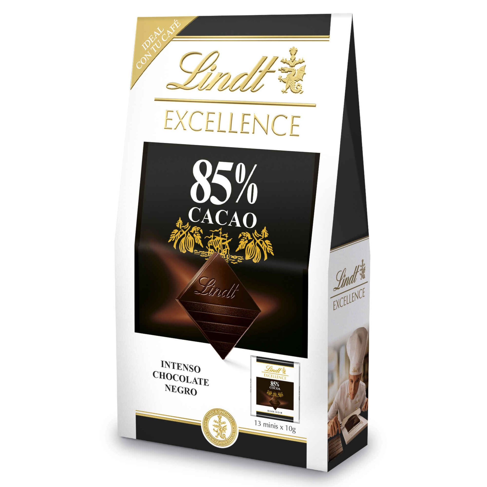 Snack Tablete de Chocolate Negro 85% Cacau Excellence Mini