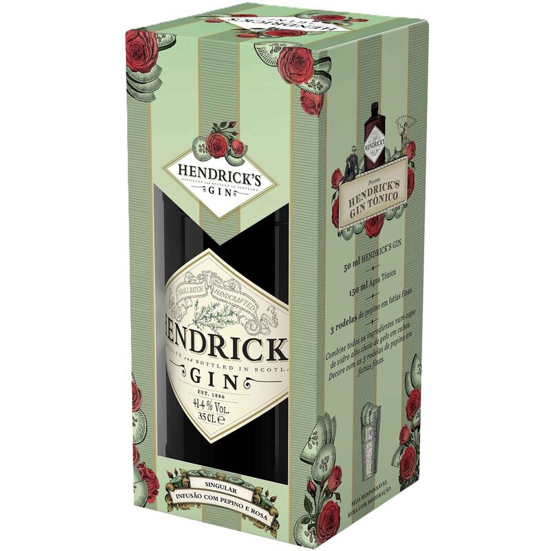 Hendrick's Gin com Caixa Gifting