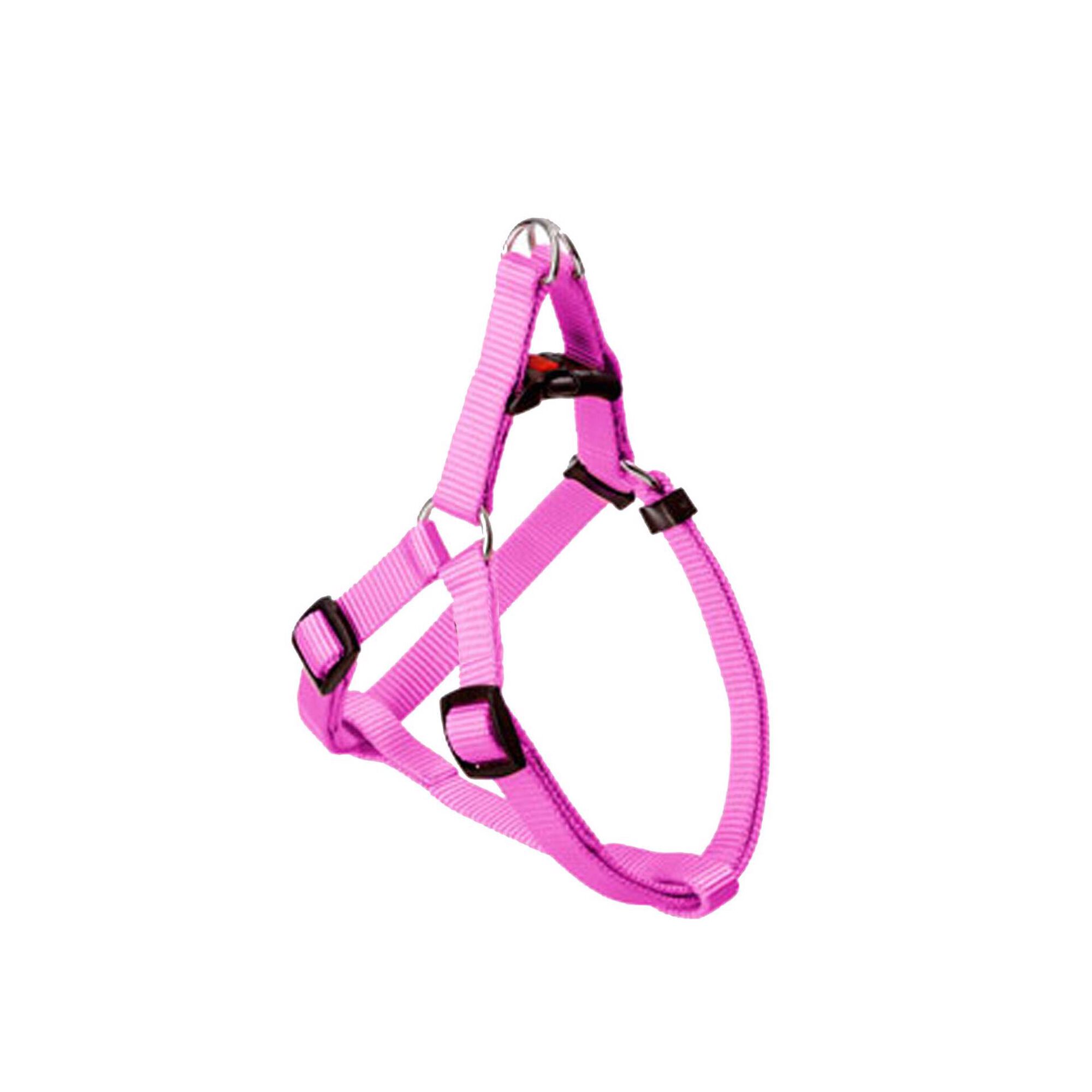 Arnês com Fecho Segurança Rosa 25 mm x 40-70 cm Arnês com Fecho Segurança Rosa 25 mm x 40-70 cm