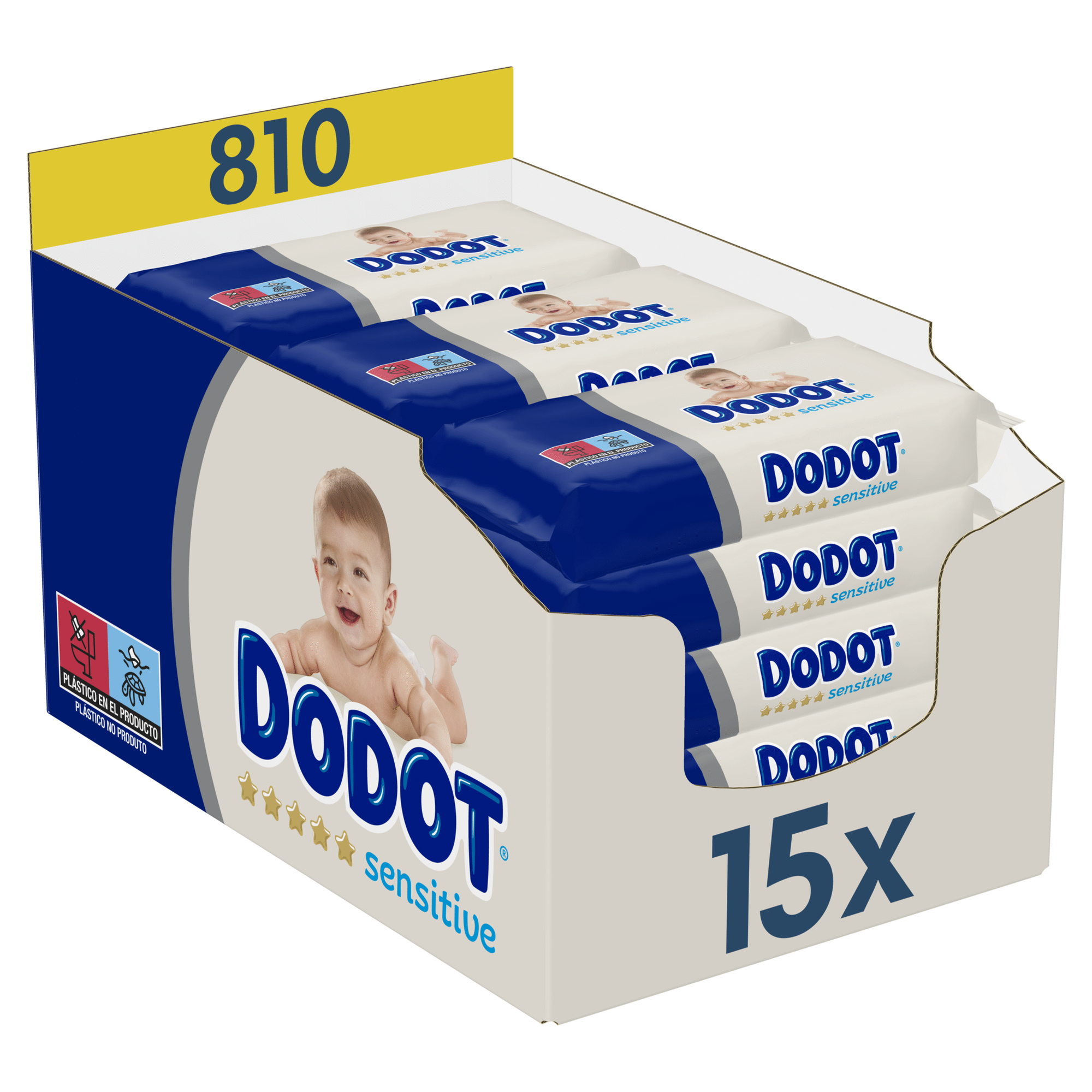 Box Toalhitas Beb&eacute; Sensitive Dodot