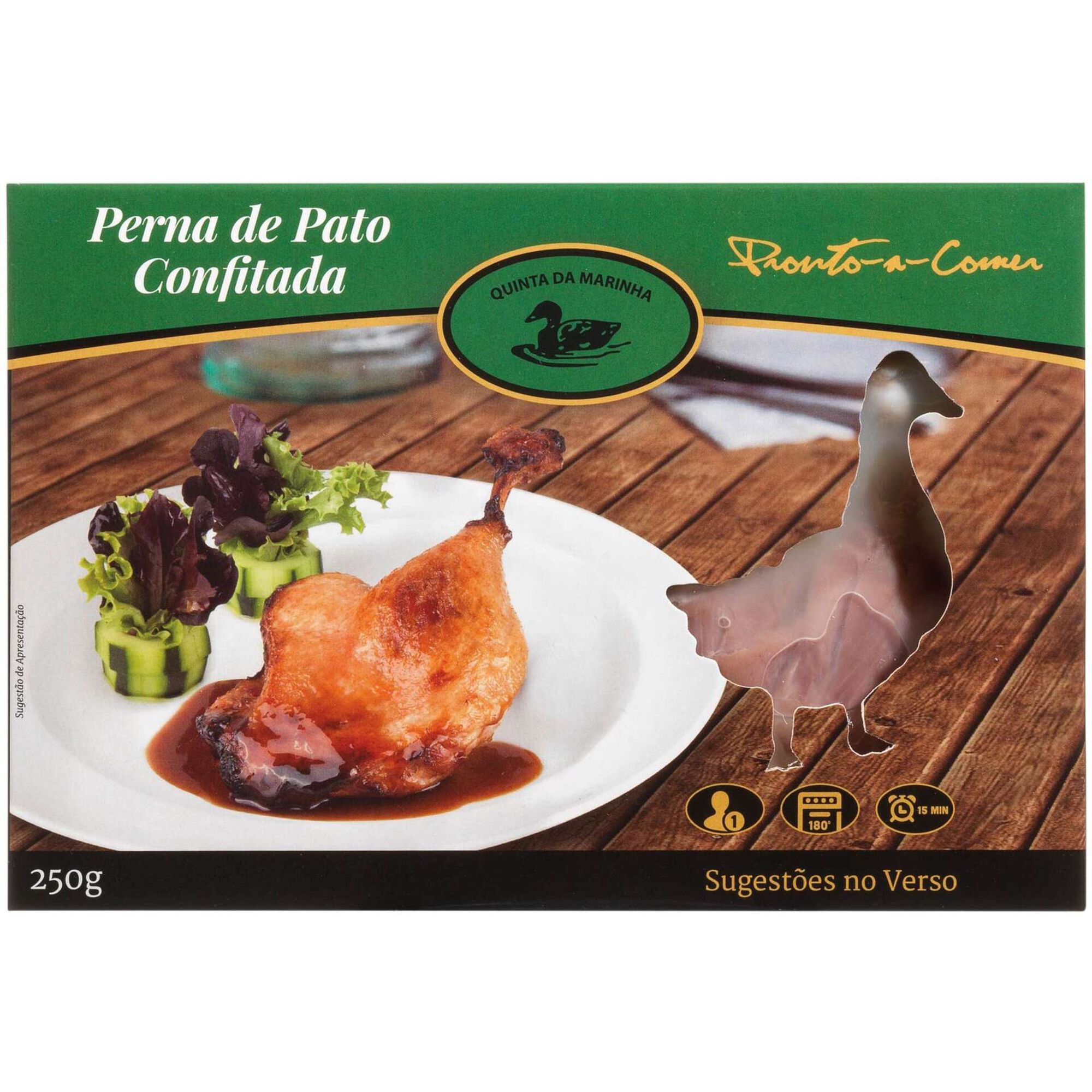 Perna de Pato Confitada