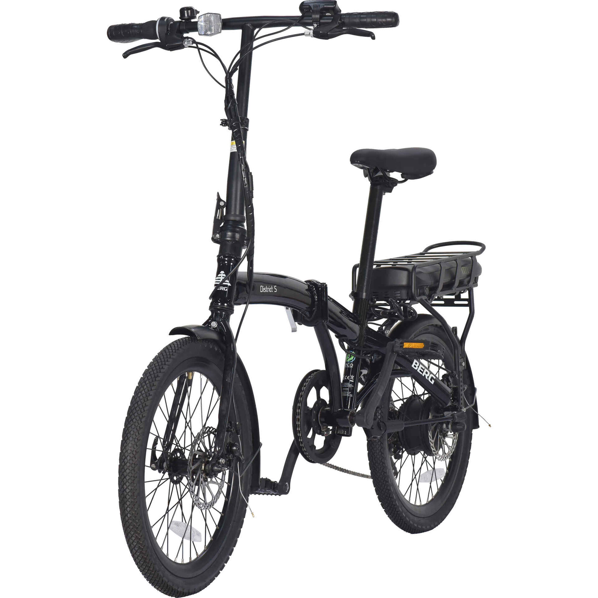 Bicicleta Elétrica Dobrável District S Roda 20'' 6V