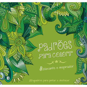 23 Quadros para Pintar e Destacar - Padr&otilde;es para Colorir de Bookout