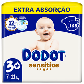 Fraldas Sensitive Extra 7-11kg T3