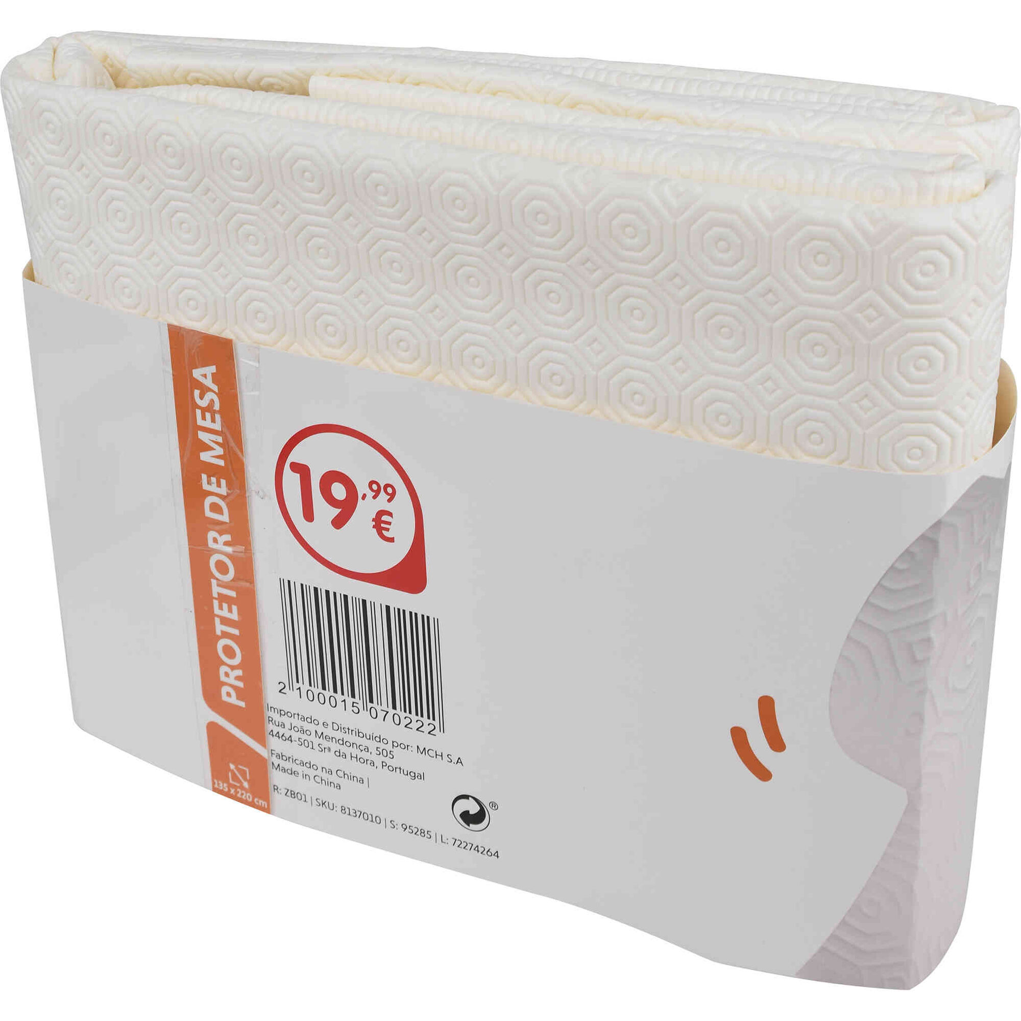 Protetor de Mesa 135x220cm PVC Bazar&atilde;o