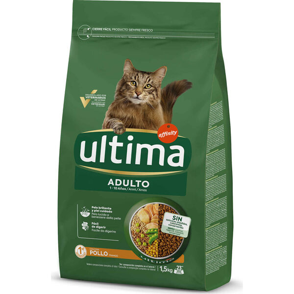 Ração para Gato Adulto Frango Affinity Ultima