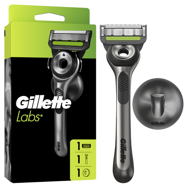 Máquina de Barbear Silver com Suporte de Parede Gillette Labs