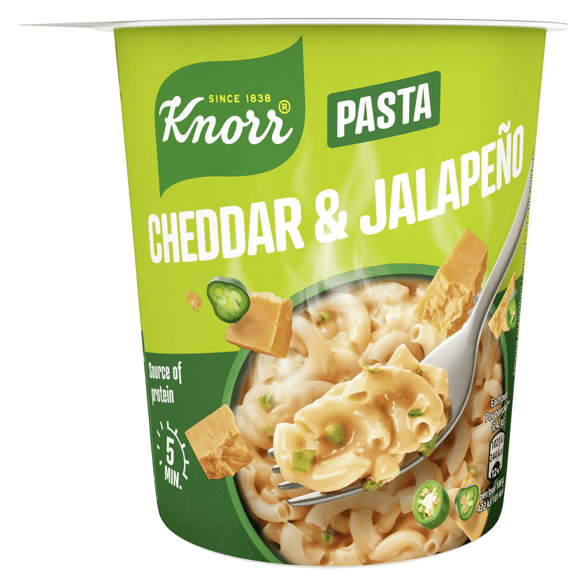 Pasta Cheddar e Jalapeno Pot