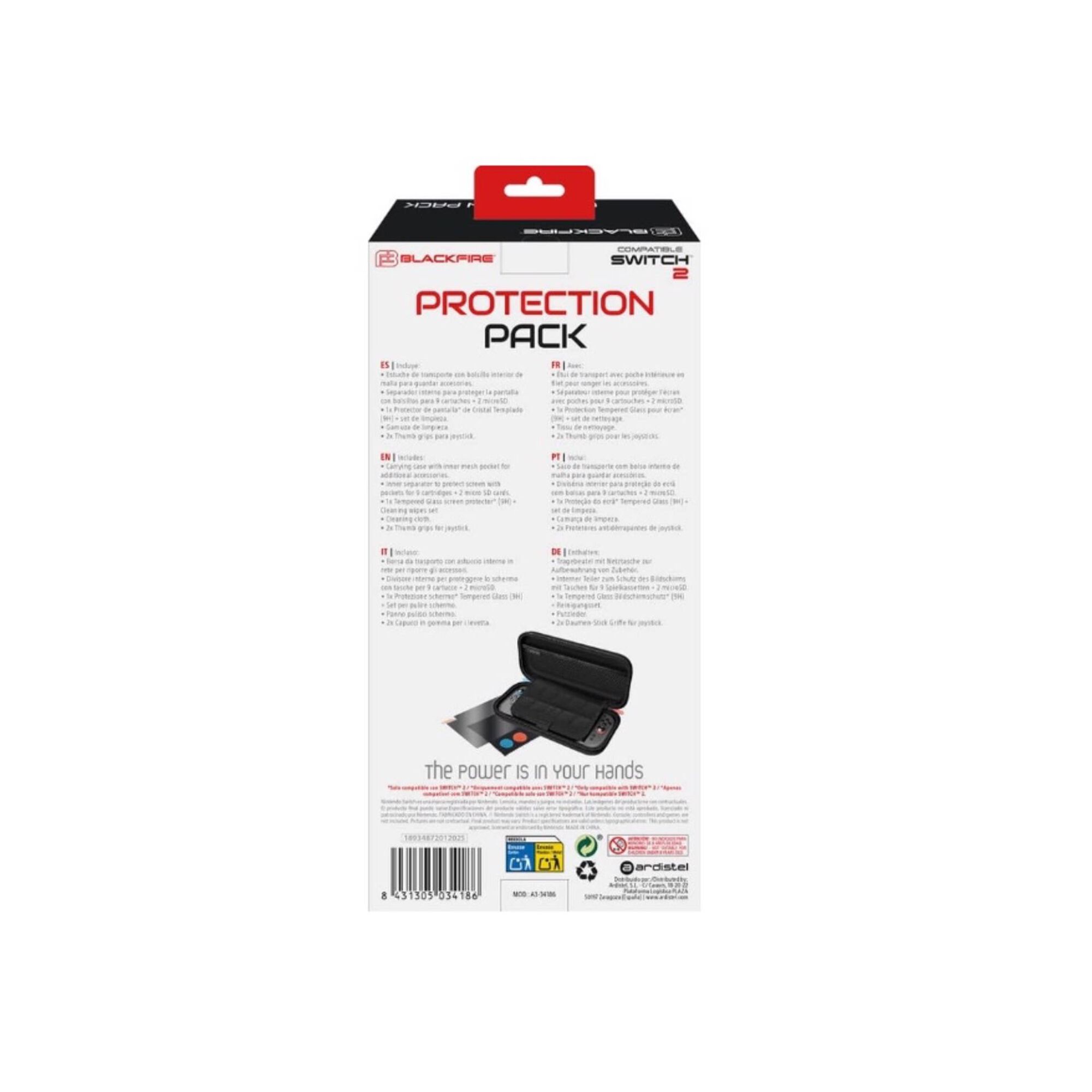 Kit 5 em 1 Nintendo Switch 2 Fresh Travel Blackfire