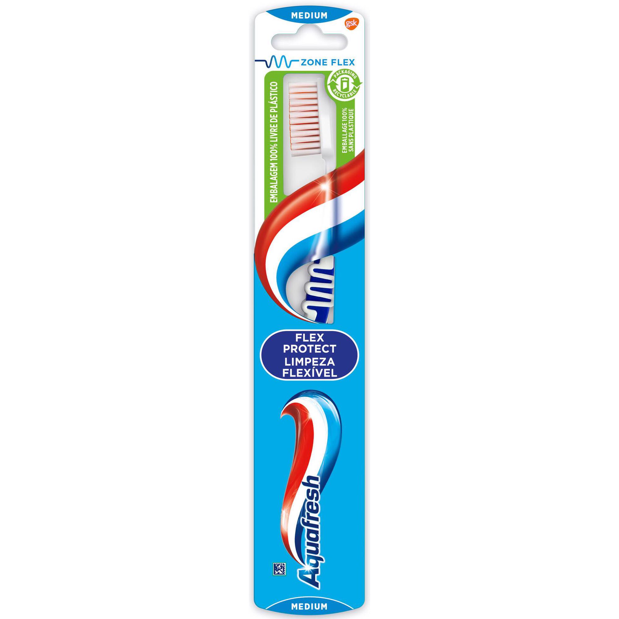 Escova de Dentes Limpeza Flexível Média Escova de Dentes Limpeza Flexível Média