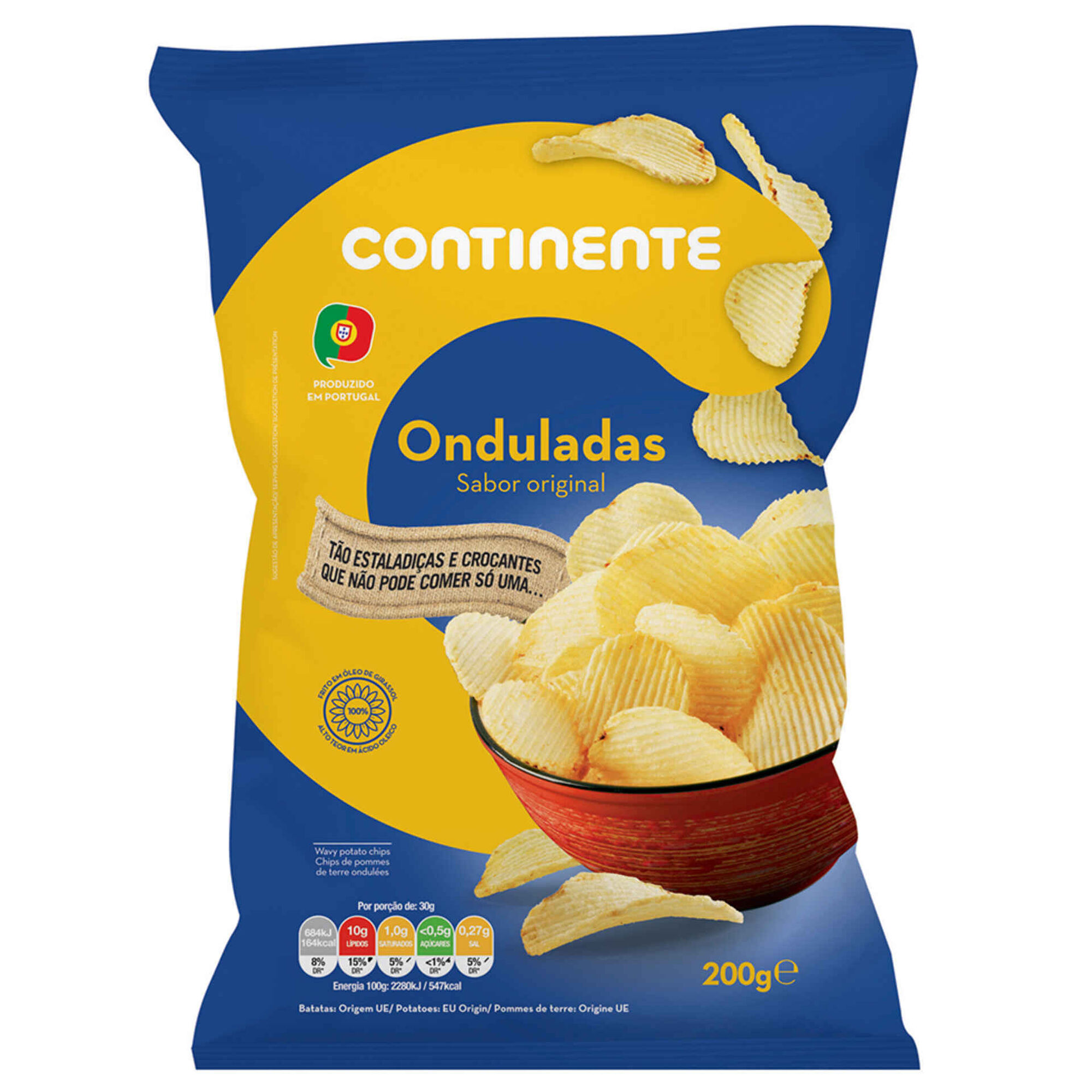 Batata Frita Ondulada
