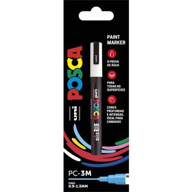 Marcador Posca Pc-3M Branco Uni