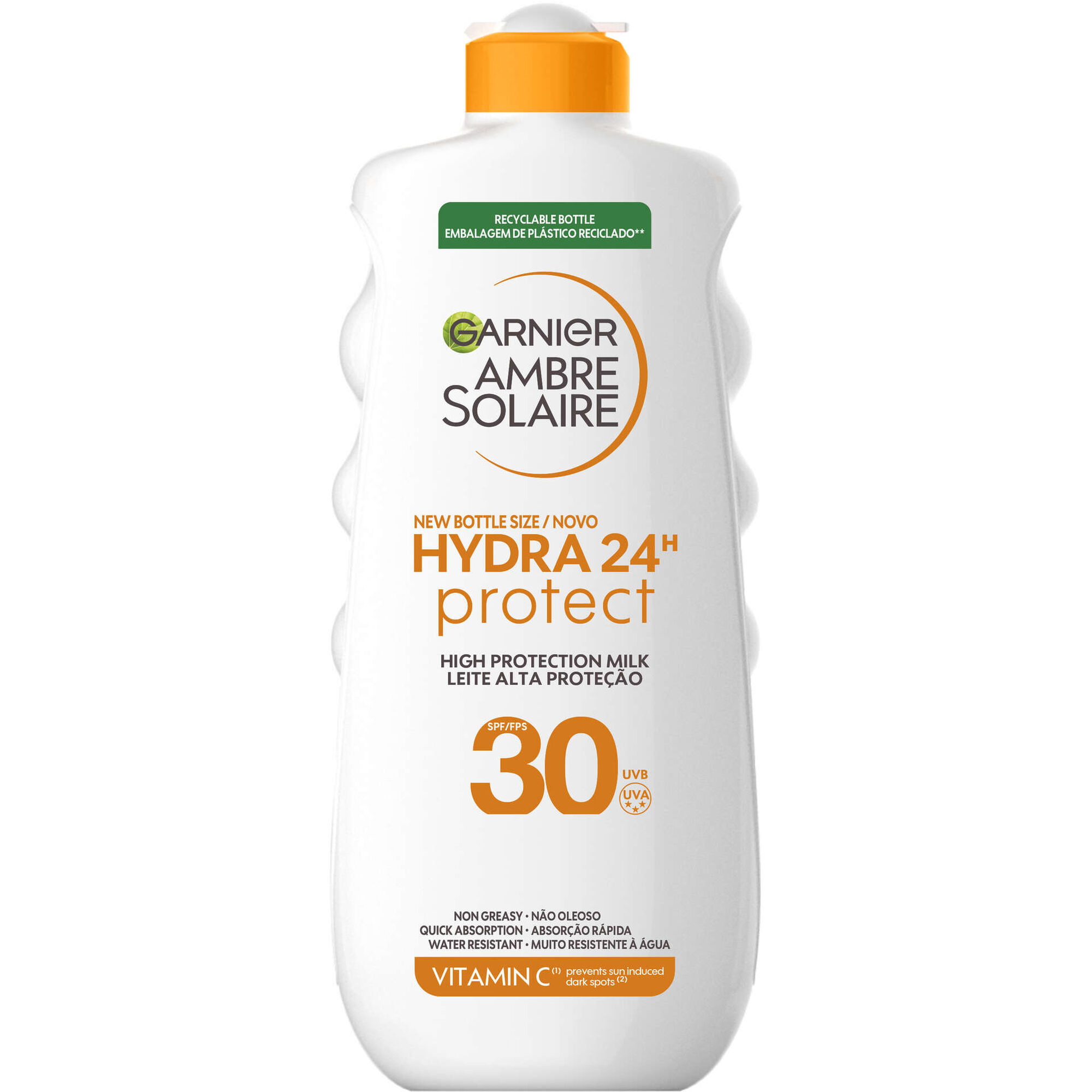 Protetor Solar Leite Hydra 24H Protect FPS 30 Garnier Ambre Solaire&nbsp;