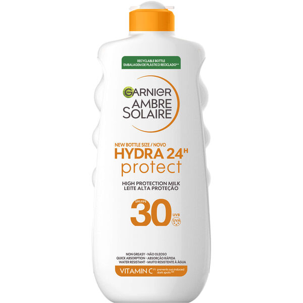 Protetor Solar Leite Hydra 24H Protect FPS 30 Garnier Ambre Solaire 