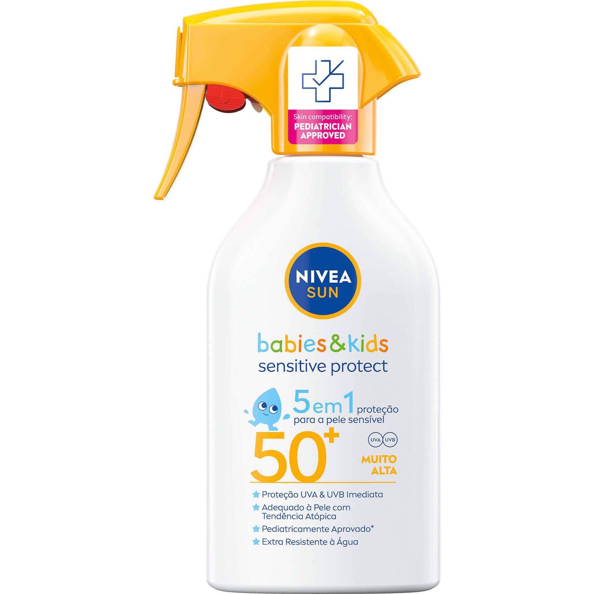 Protetor Solar Spray Babies & Kids Sensitive Protect FPS 50+ Nivea Sun